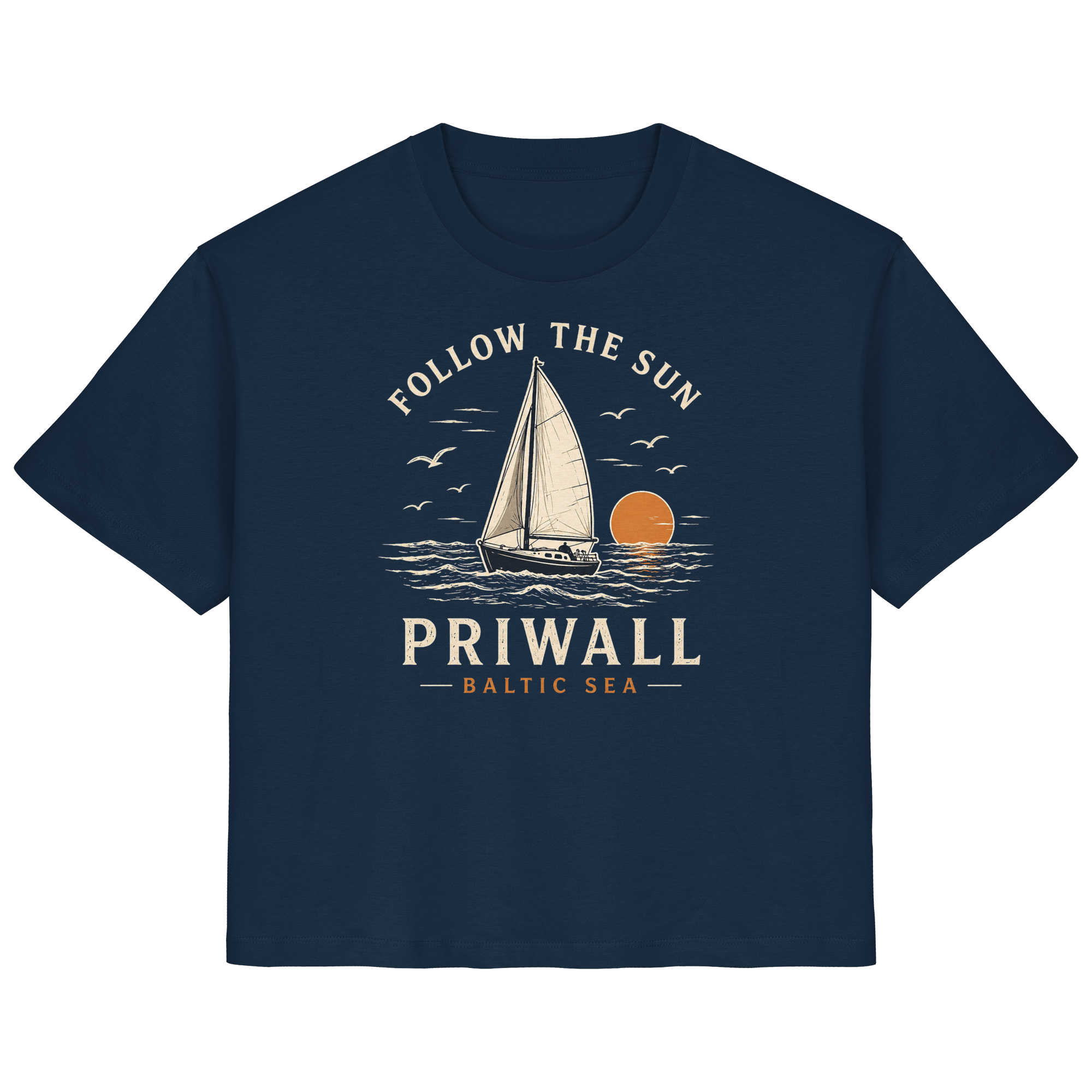 Follow the Sun - dunkle Kollektion - Ladies Organic Shirt