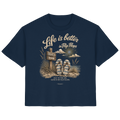 Life-is-better-in-Flip-Flops-Dark-Edition - Ladies Organic Shirt