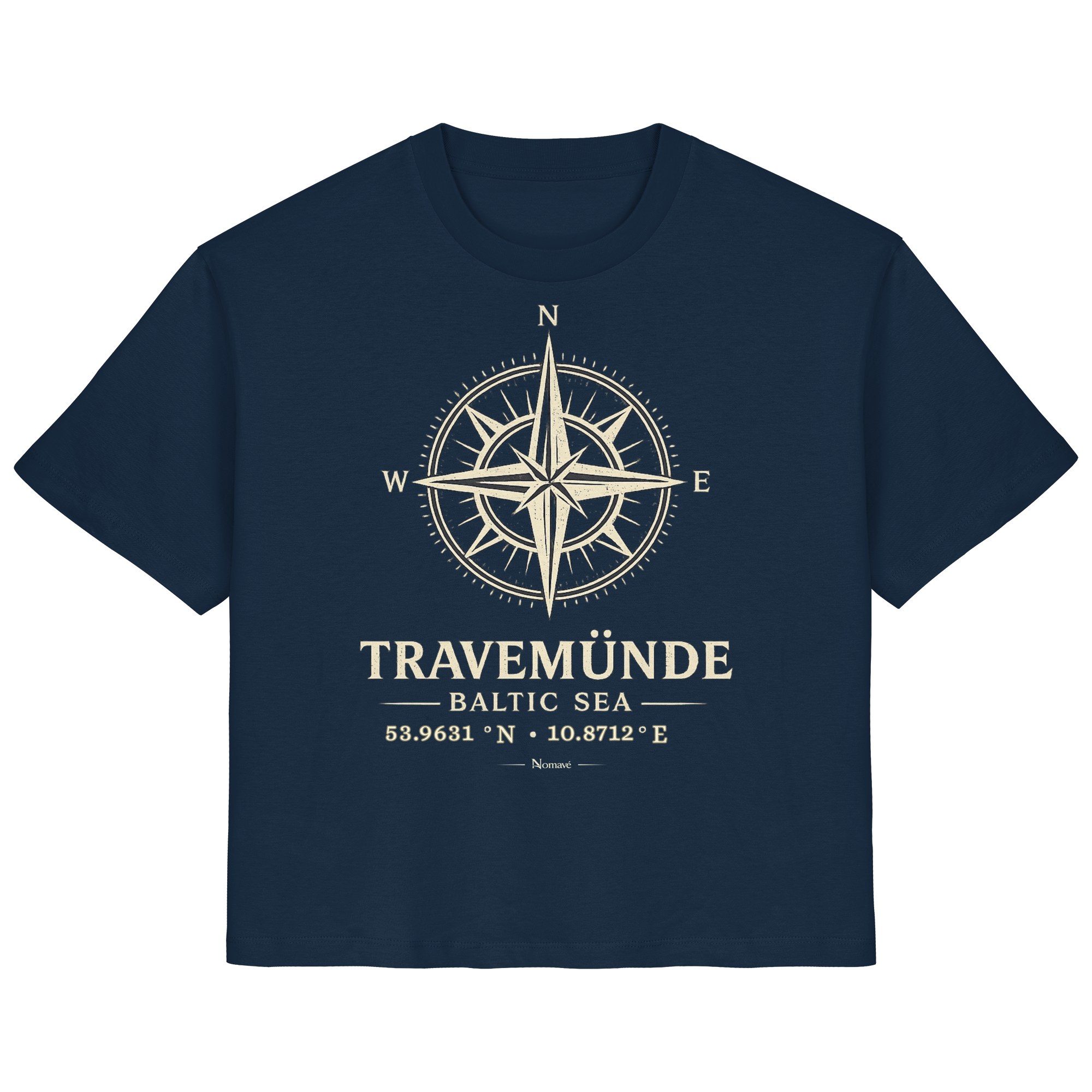 Travemünde Windrose - Dark Edition - Damen Shirt