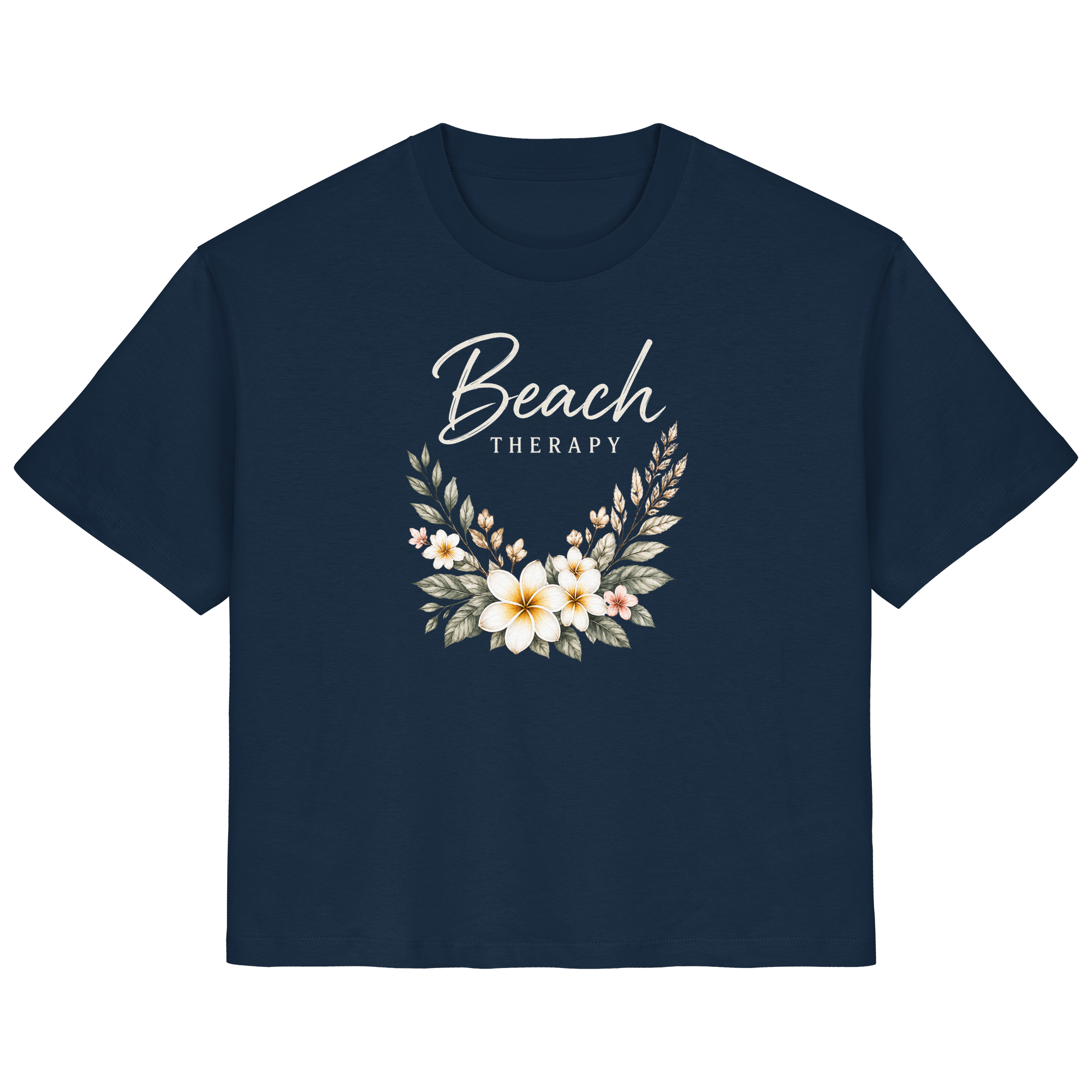Beach Therapy – Floral Collection | Helle Schrift  - Ladies Organic Shirt