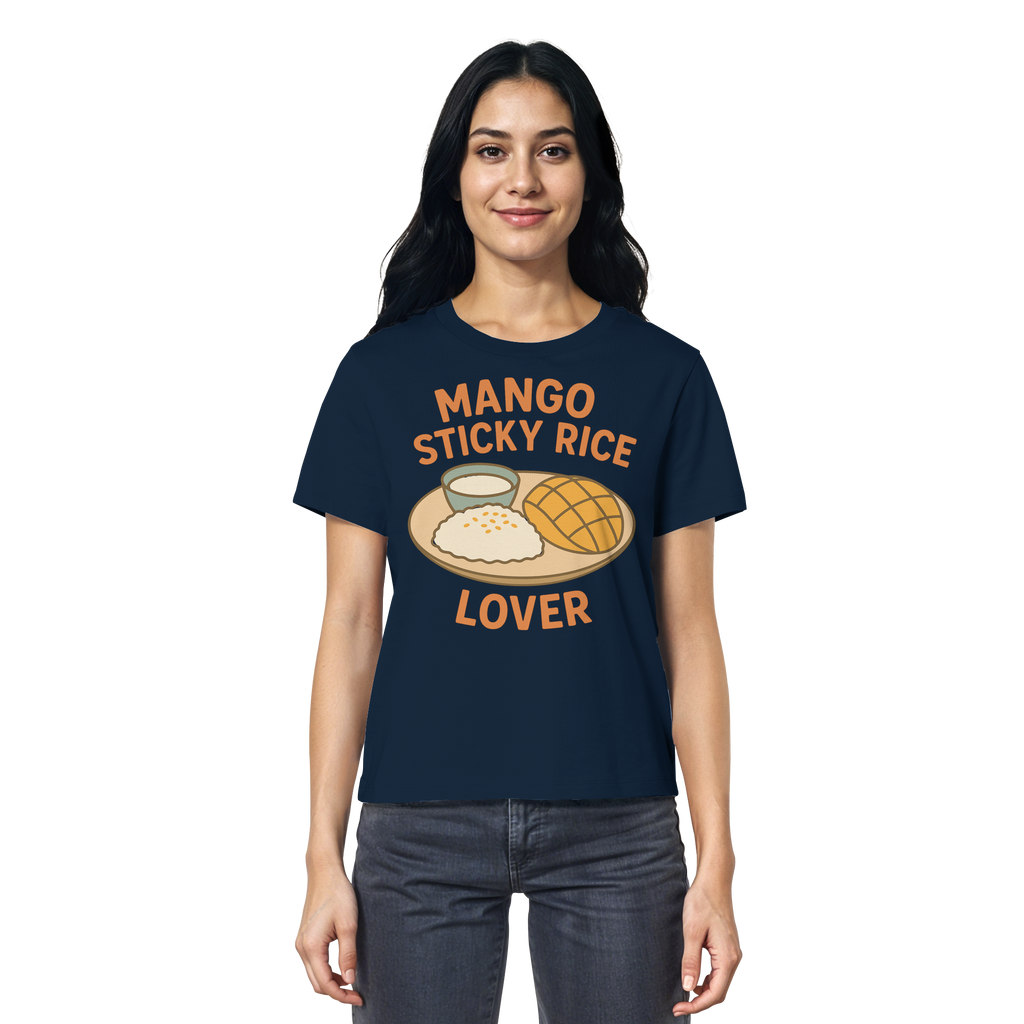 Mango Sticky Rice Lover – Thai Dessert Shirt | Thailand Food Design - Ladies Organic Shirt