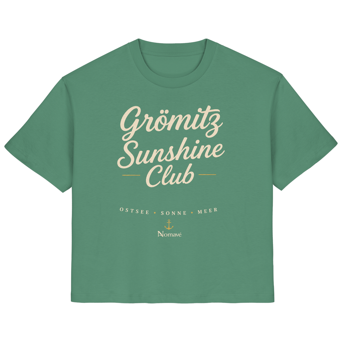 Grömitz Sunshine Club - Damen Bio Ostsee T - Shirt