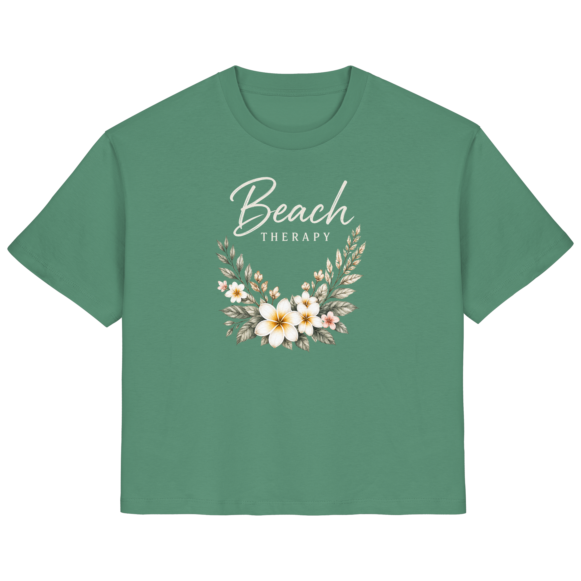 Beach Therapy – Floral Collection | Helle Schrift  - Ladies Organic Shirt