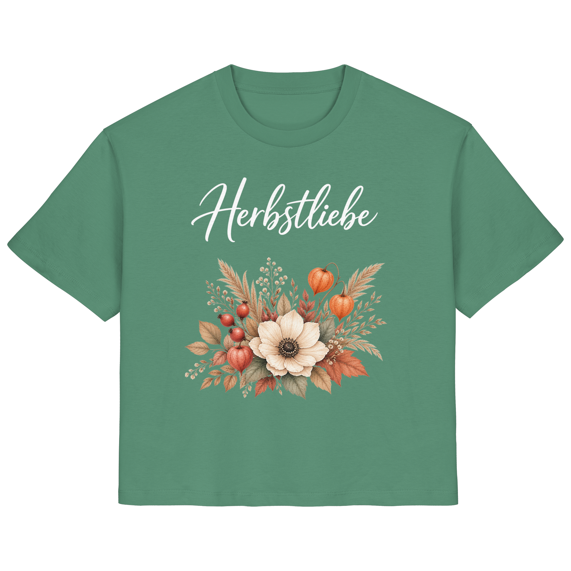Herbstliebe – Golden Harvest - Dark Edition - - Ladies Organic Shirt