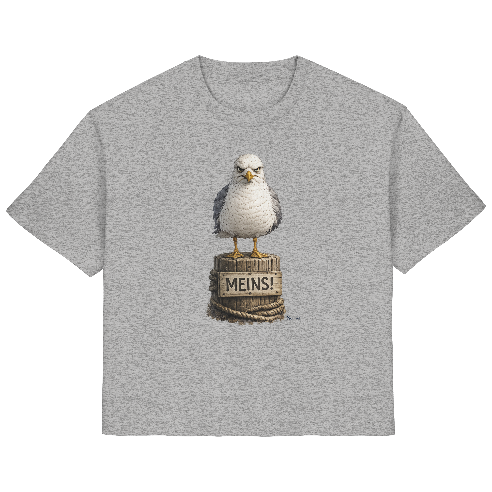 Möwe mit Meinung – MEINS! | - Ladies Organic Shirt