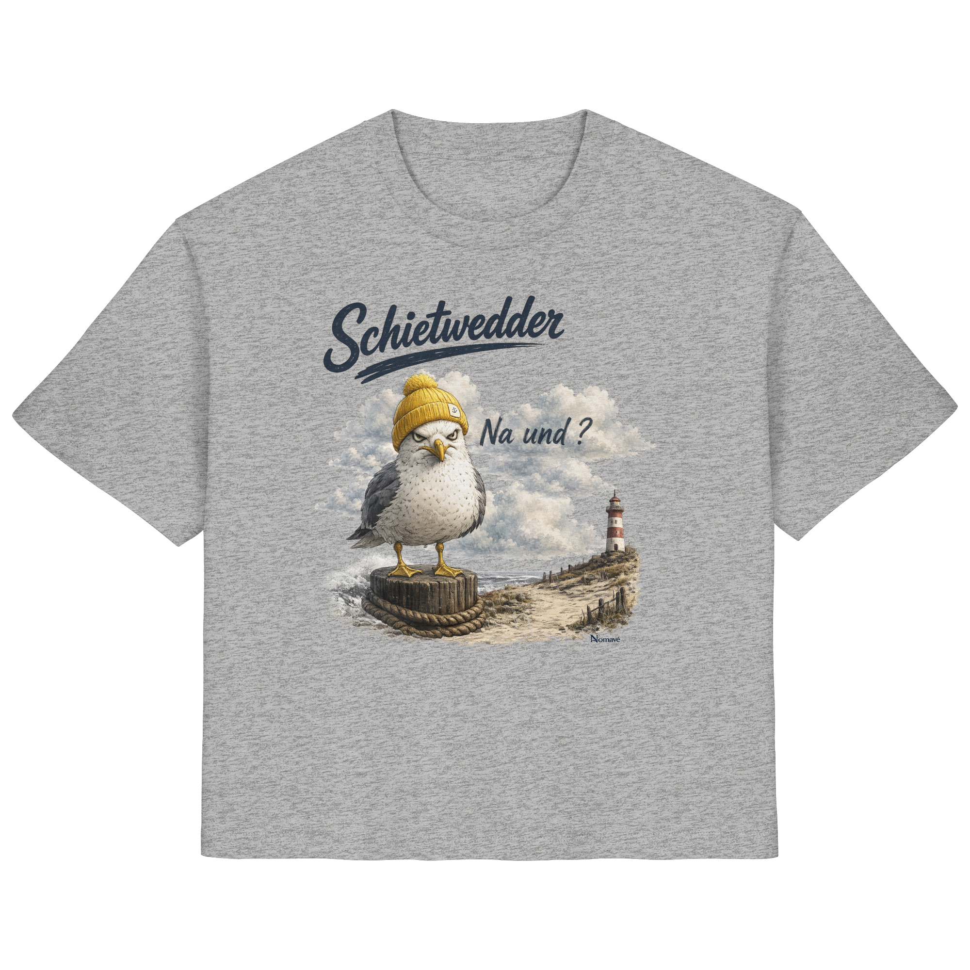 Alpha Möwe – Schietwedder? Na und! - Damen Bio T - Shirt