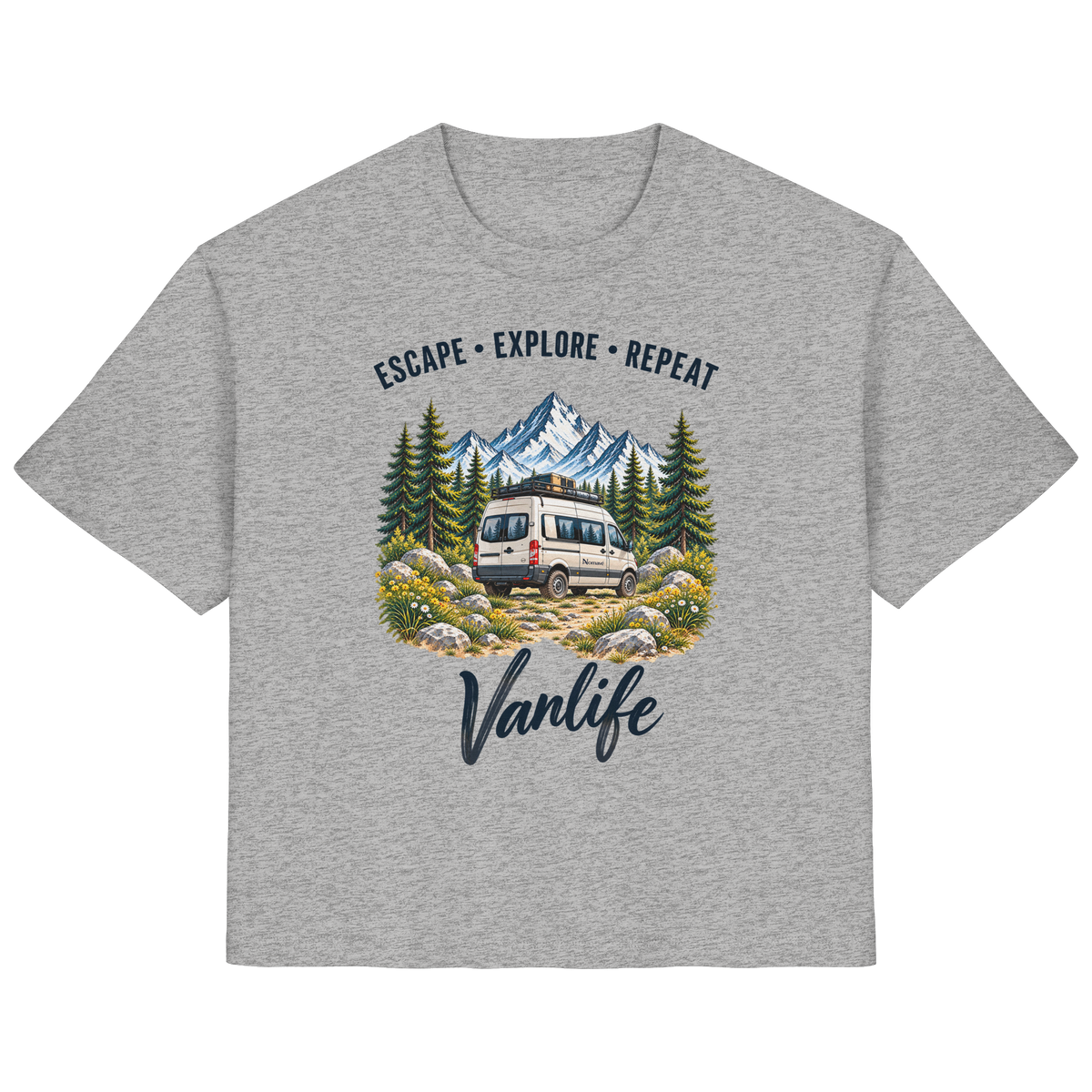 Escape • Explore • Repeat – Vanlife - Damen Bio T-Shirt
