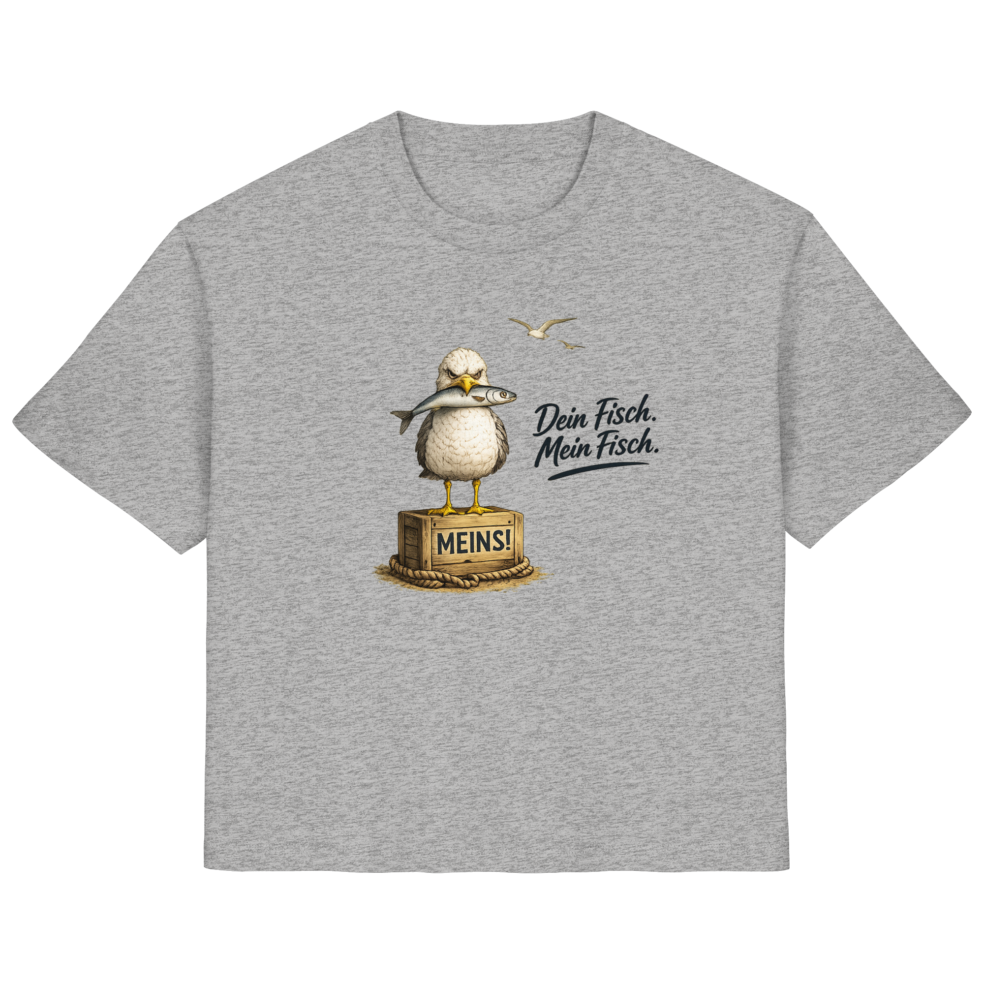 Alpha - Möwe mit Meinung – Dein Fisch. Mein Fisch. | - Ladies Organic Shirt