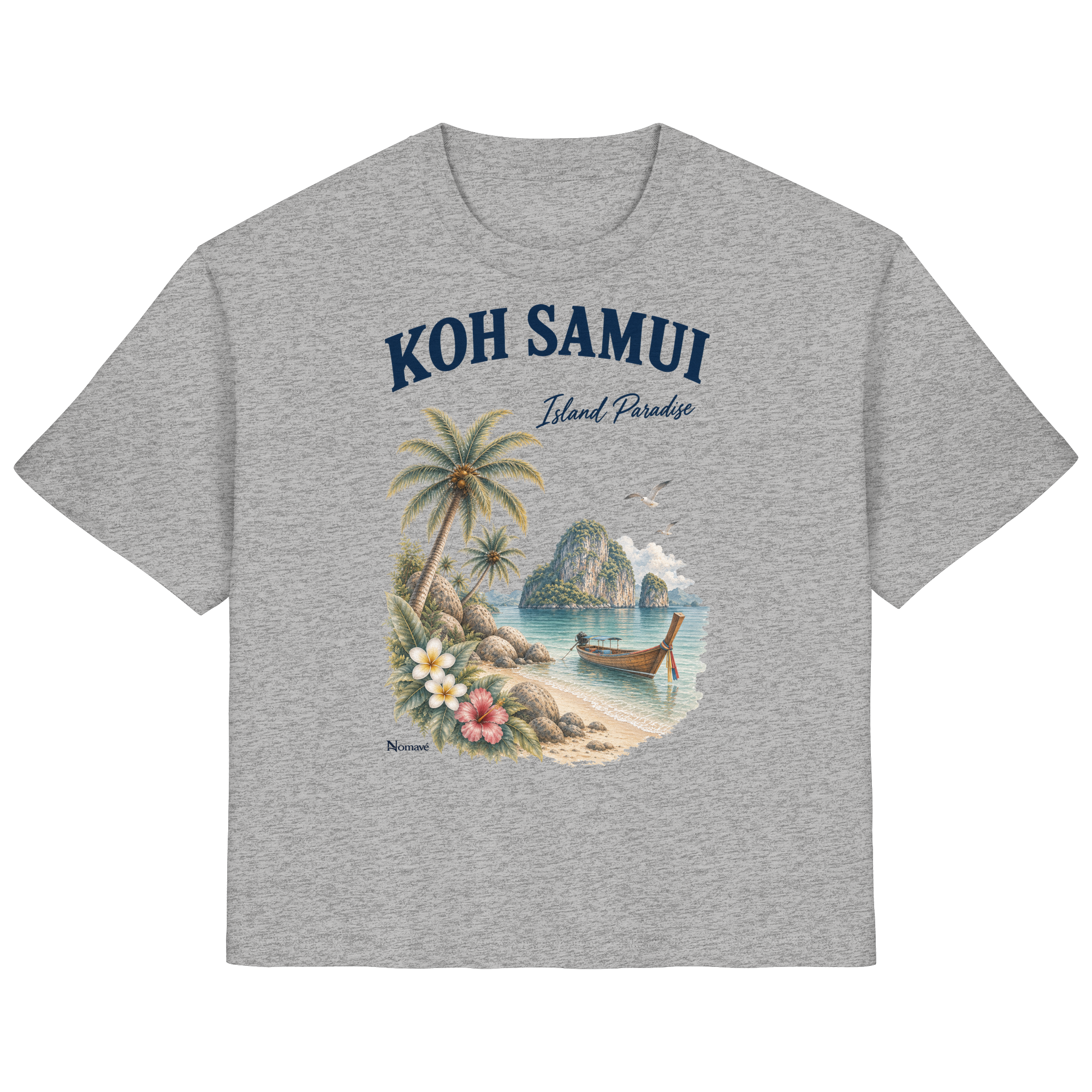 Koh Samui Thailand – Island Paradise – Tropical Vintage - Ladies Organic Shirt