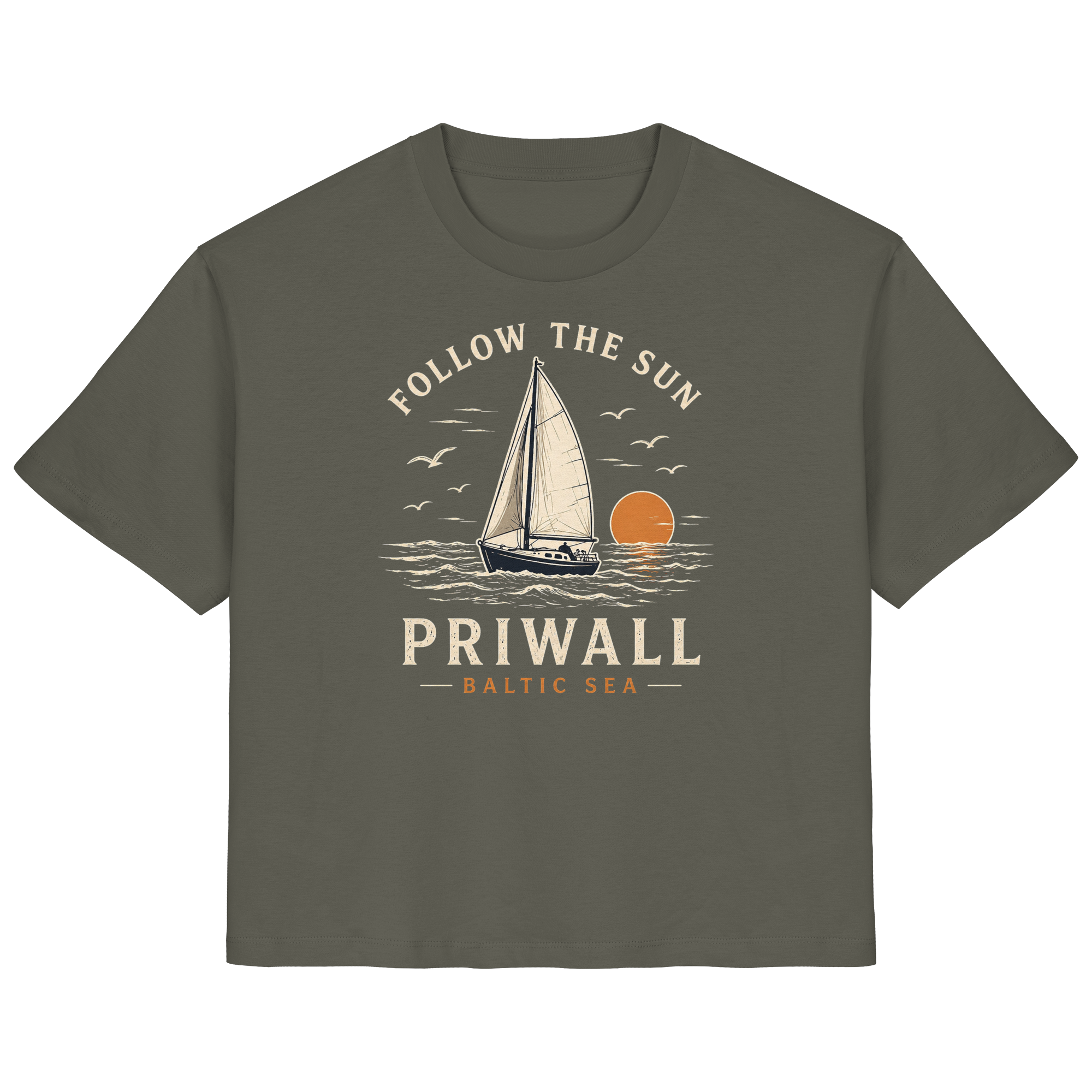 Follow the Sun - dunkle Kollektion - Ladies Organic Shirt