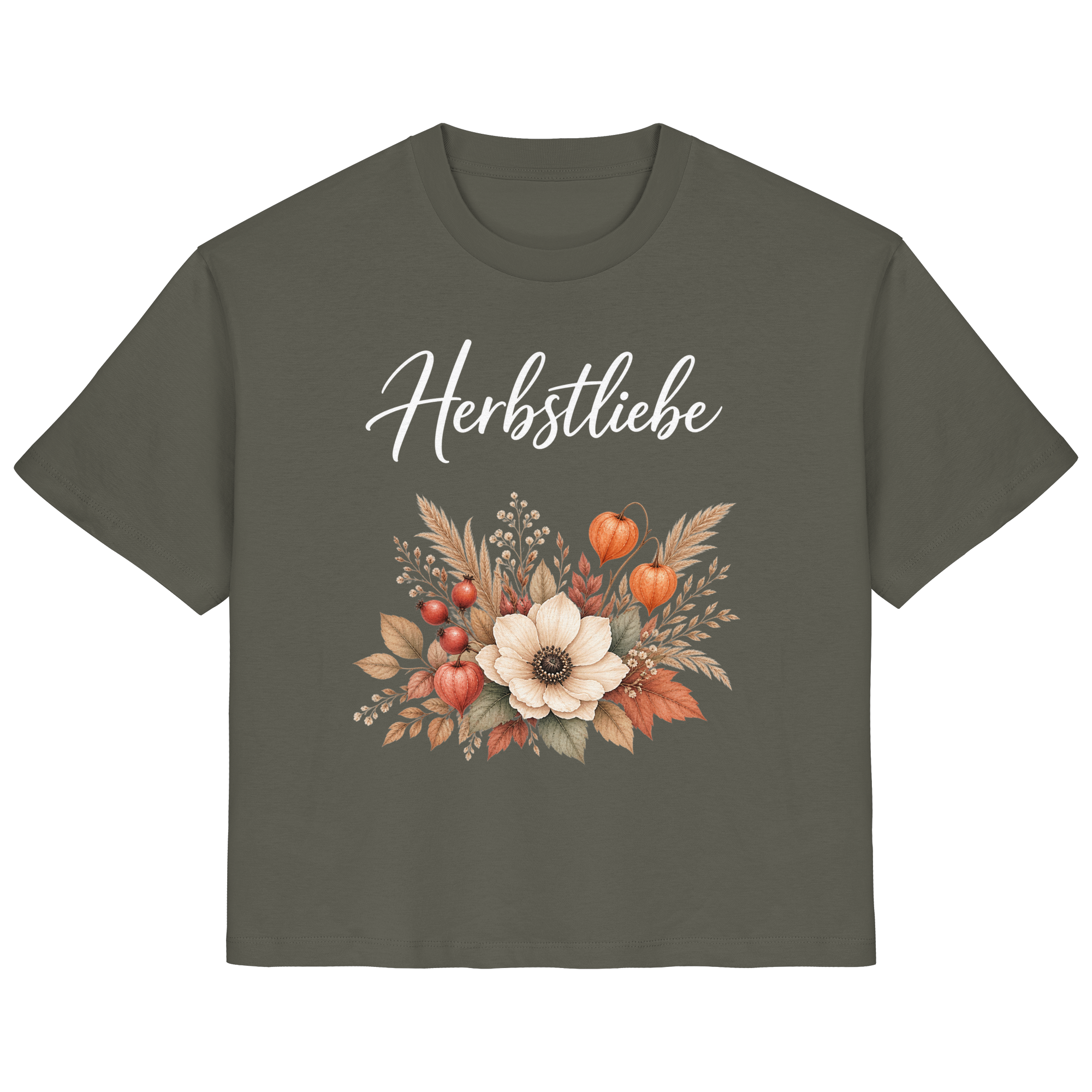 Herbstliebe – Golden Harvest - Dark Edition - - Ladies Organic Shirt