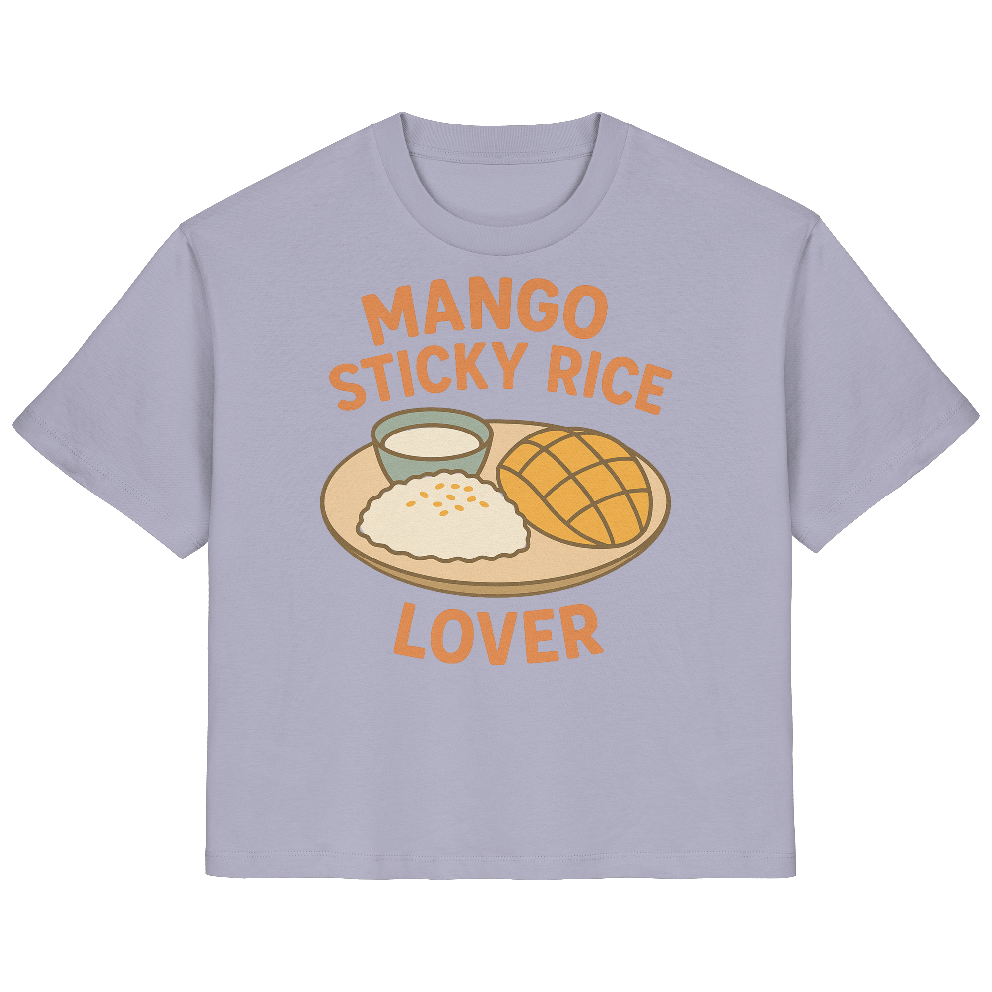 Mango Sticky Rice Lover – Thai Dessert Shirt | Thailand Food Design - Ladies Organic Shirt