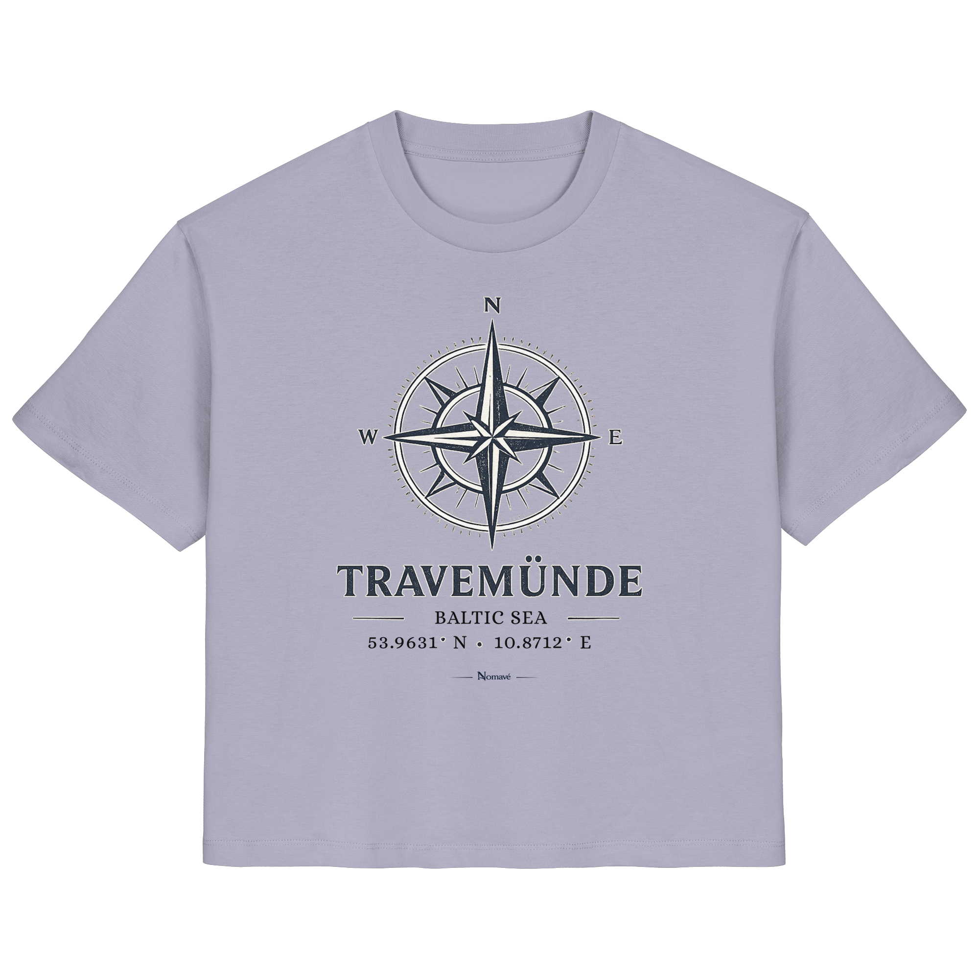 Travemünde Windrose - Damen Bio Ostsee Shirt