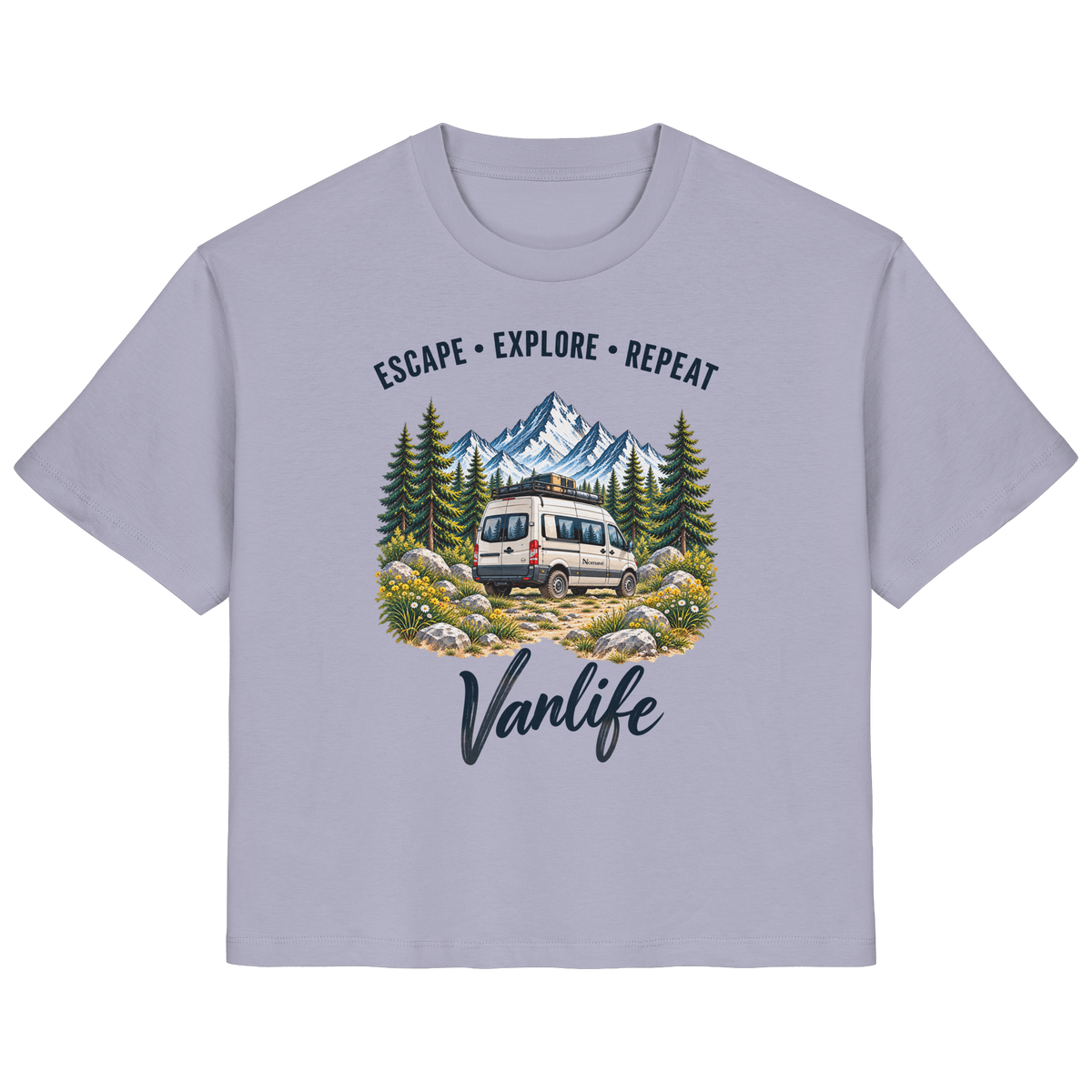 Escape • Explore • Repeat – Vanlife - Damen Bio T-Shirt