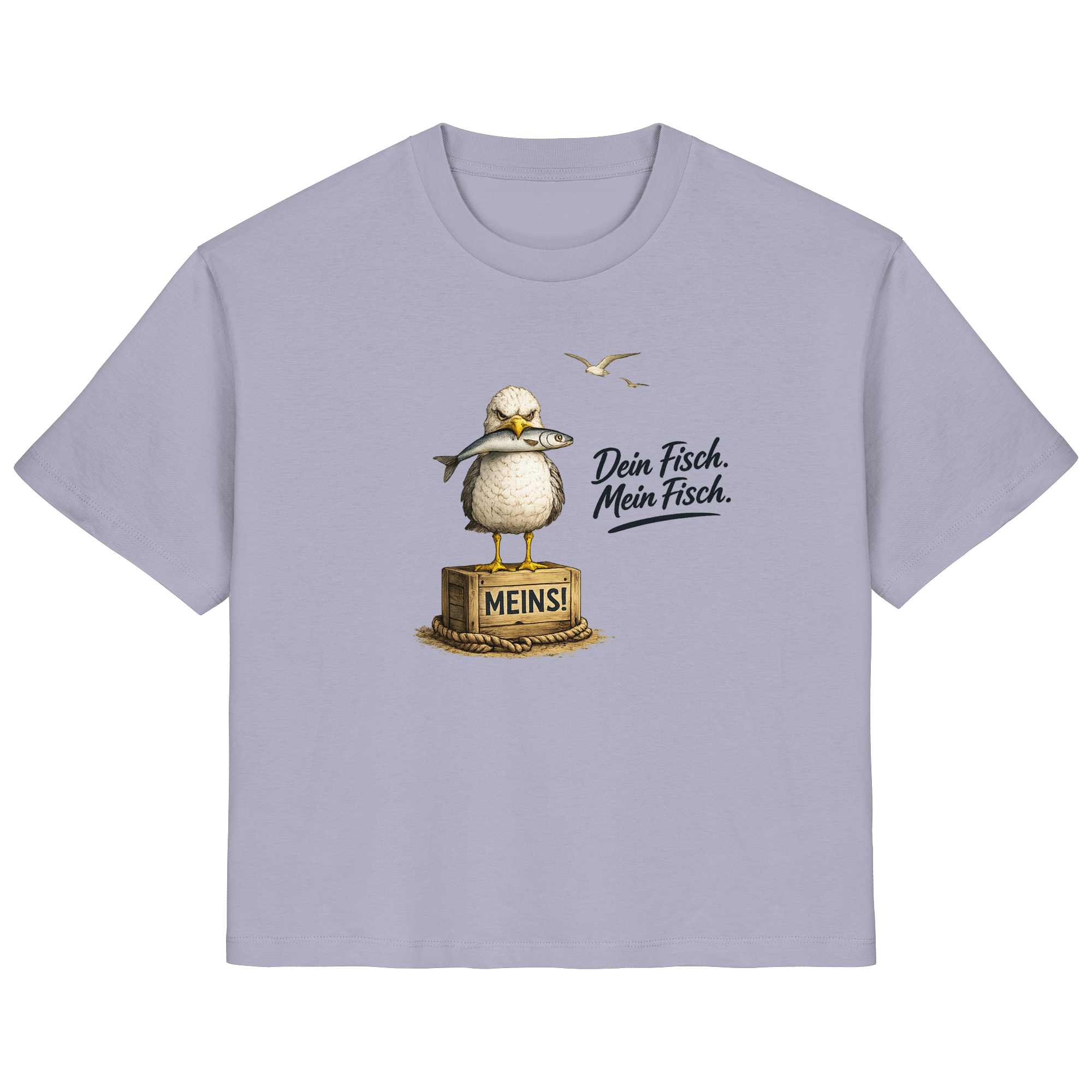 Alpha - Möwe mit Meinung – Dein Fisch. Mein Fisch. | - Ladies Organic Shirt