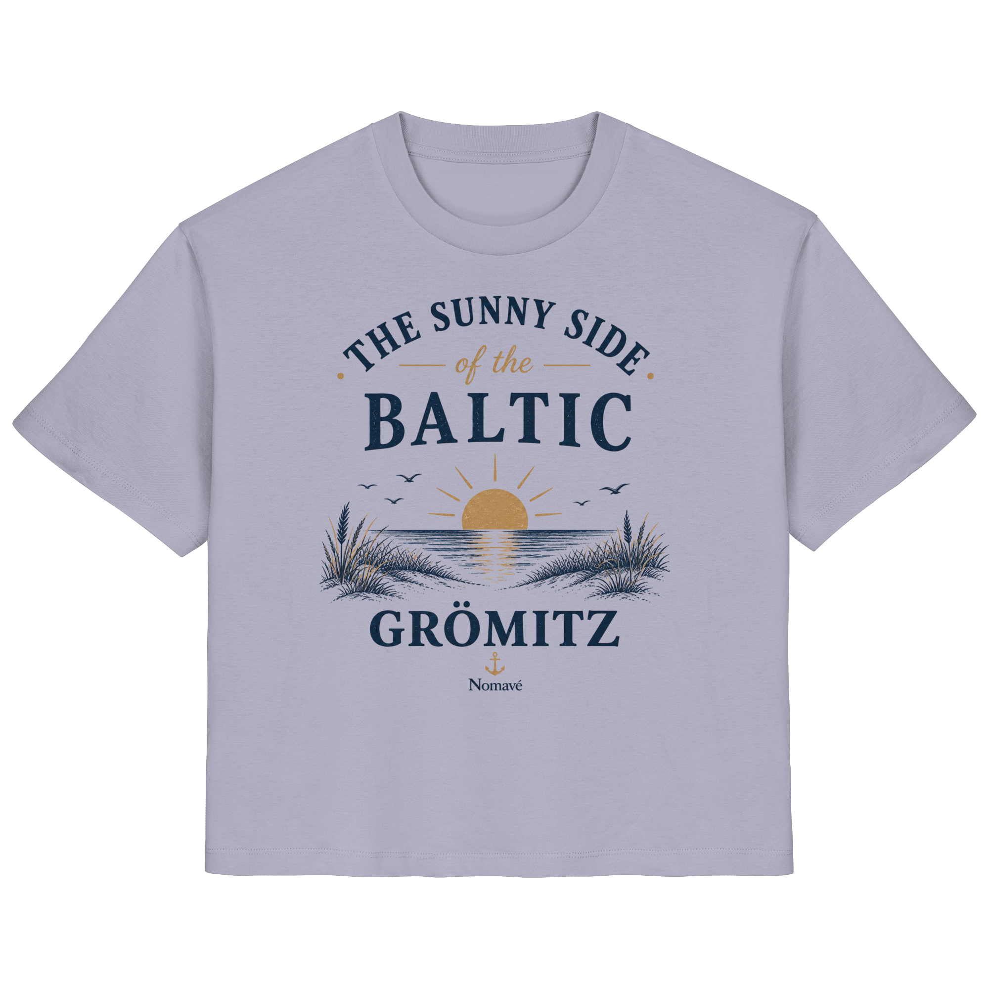 Grömitz - The Sunny Side - Sonnenseite Ostsee Damen Bio Shirt