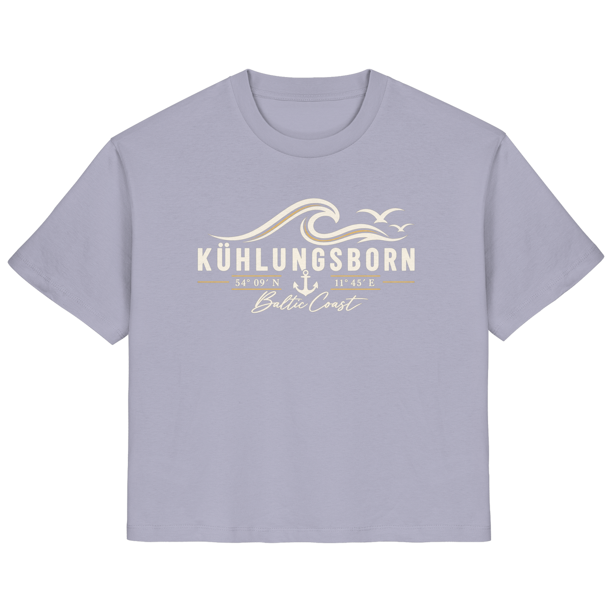 Kühlungsborn – Baltic Coast - Dark Edition - Damen T-Shirt 100% Bio Baumwolle