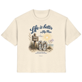 Life is better in Flip Flops - Ladies Organic Bio Strand Shirt