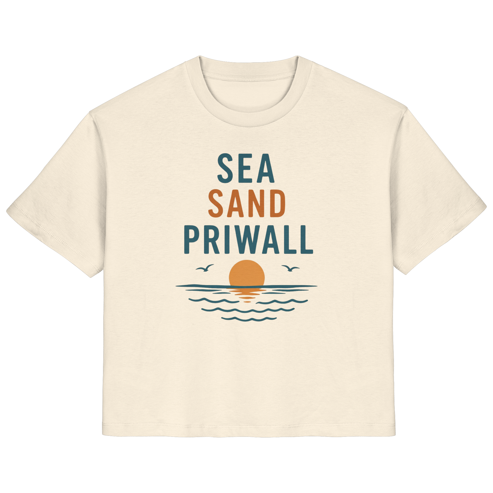 Priwall Vibes – Sea Sand Baltic Coast - Ladies Organic Shirt
