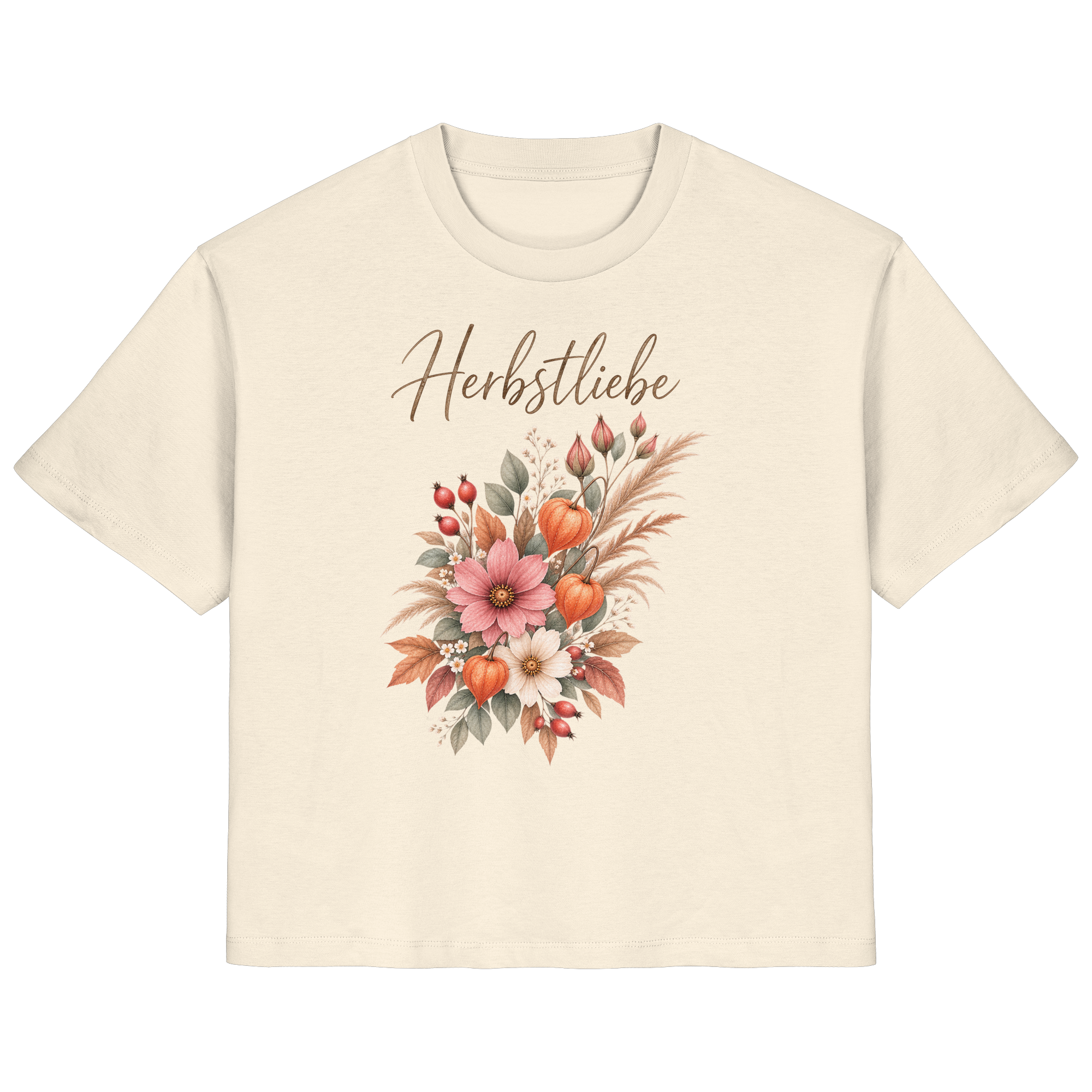 Autumn Garden – Florale Herbstliebe - Ladies Organic Shirt