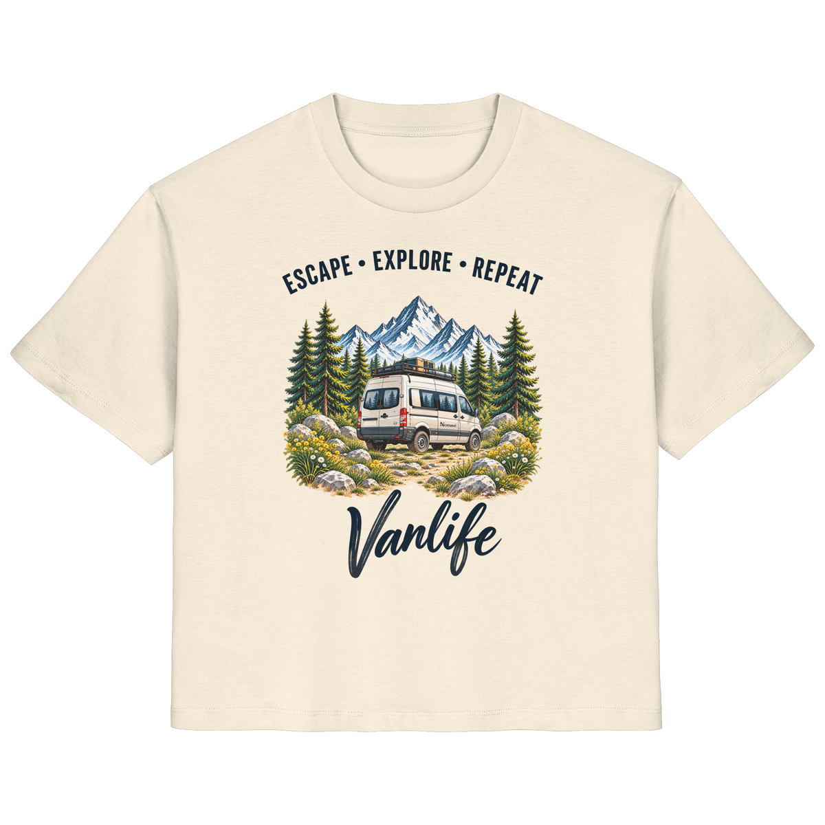 Escape • Explore • Repeat – Vanlife - Damen Bio T-Shirt
