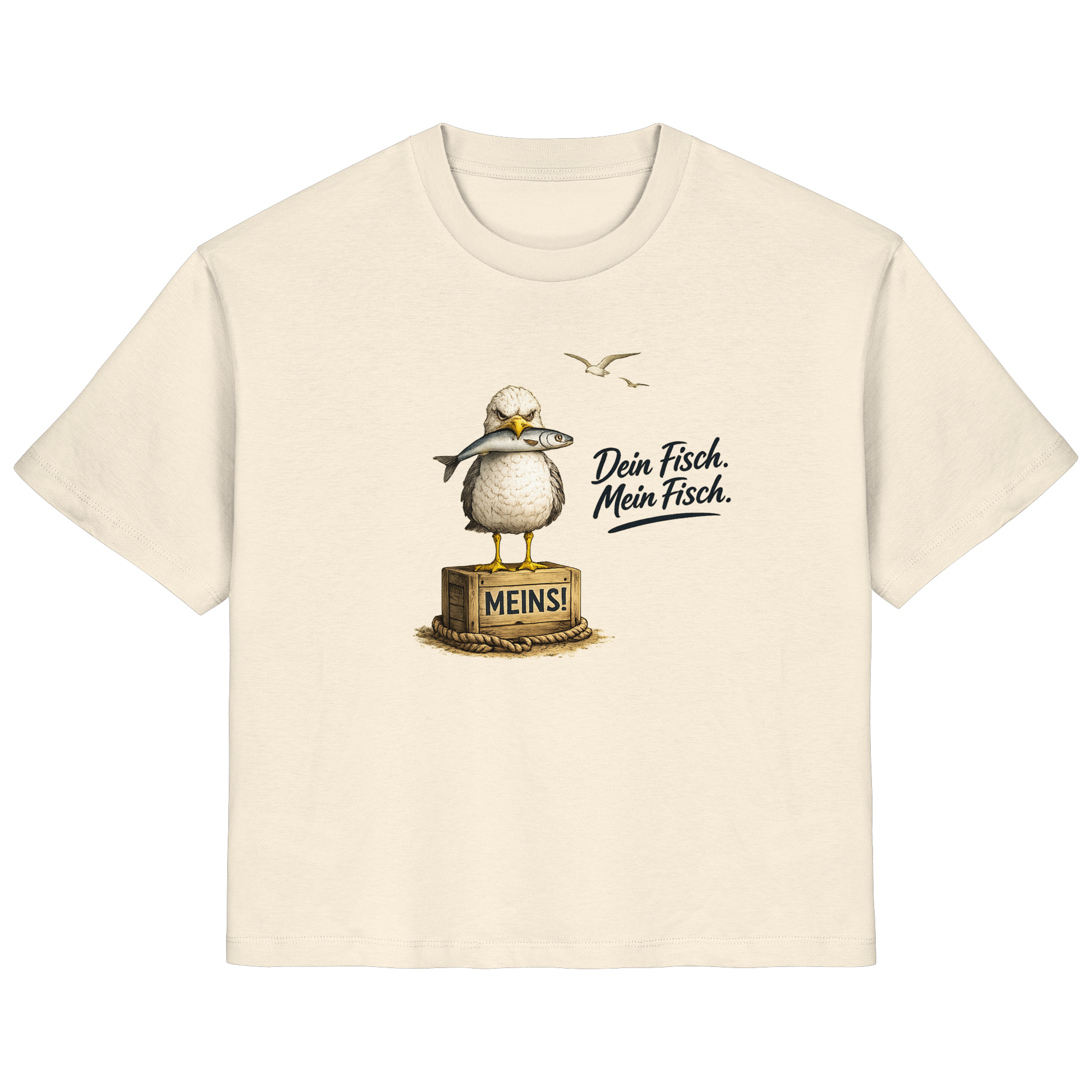 Alpha - Möwe mit Meinung – Dein Fisch. Mein Fisch. | - Ladies Organic Shirt