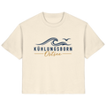 Kühlungsborn Baltic Waves Damen Bio-T-Shirt Light Edition in Natural Raw – originales Shirtigo-Frontmockup