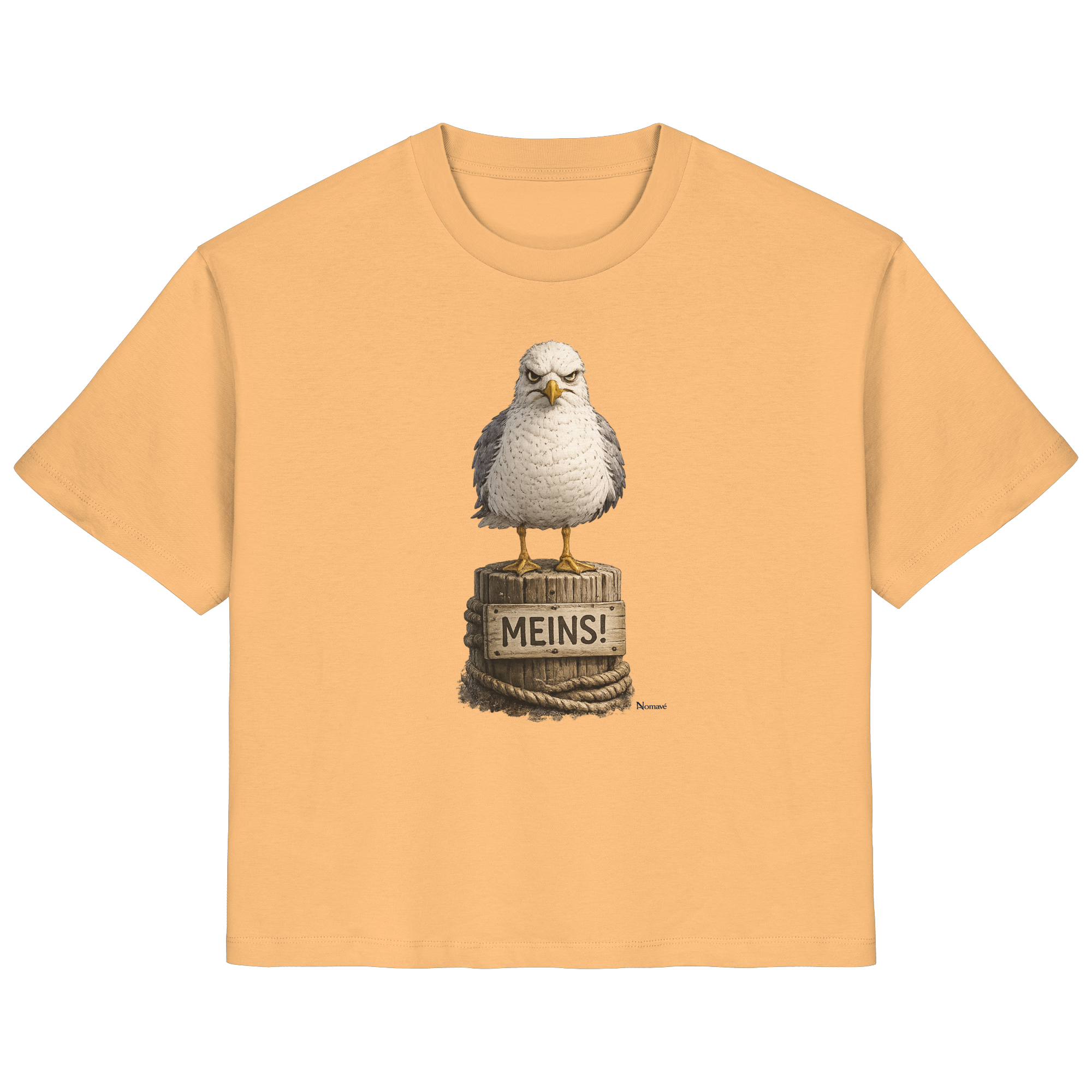 Möwe mit Meinung – MEINS! | - Ladies Organic Shirt