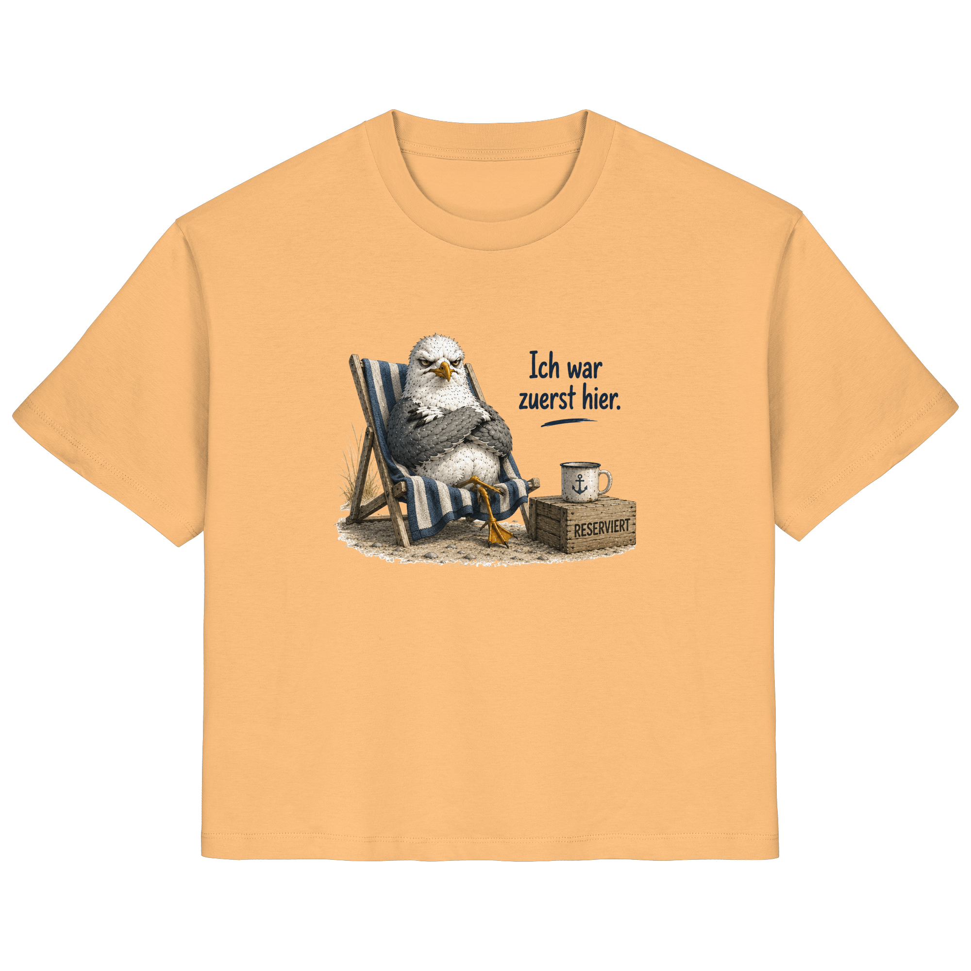Ich war zuerst hier – Möwe mit Meinung |  - Ladies Organic Shirt