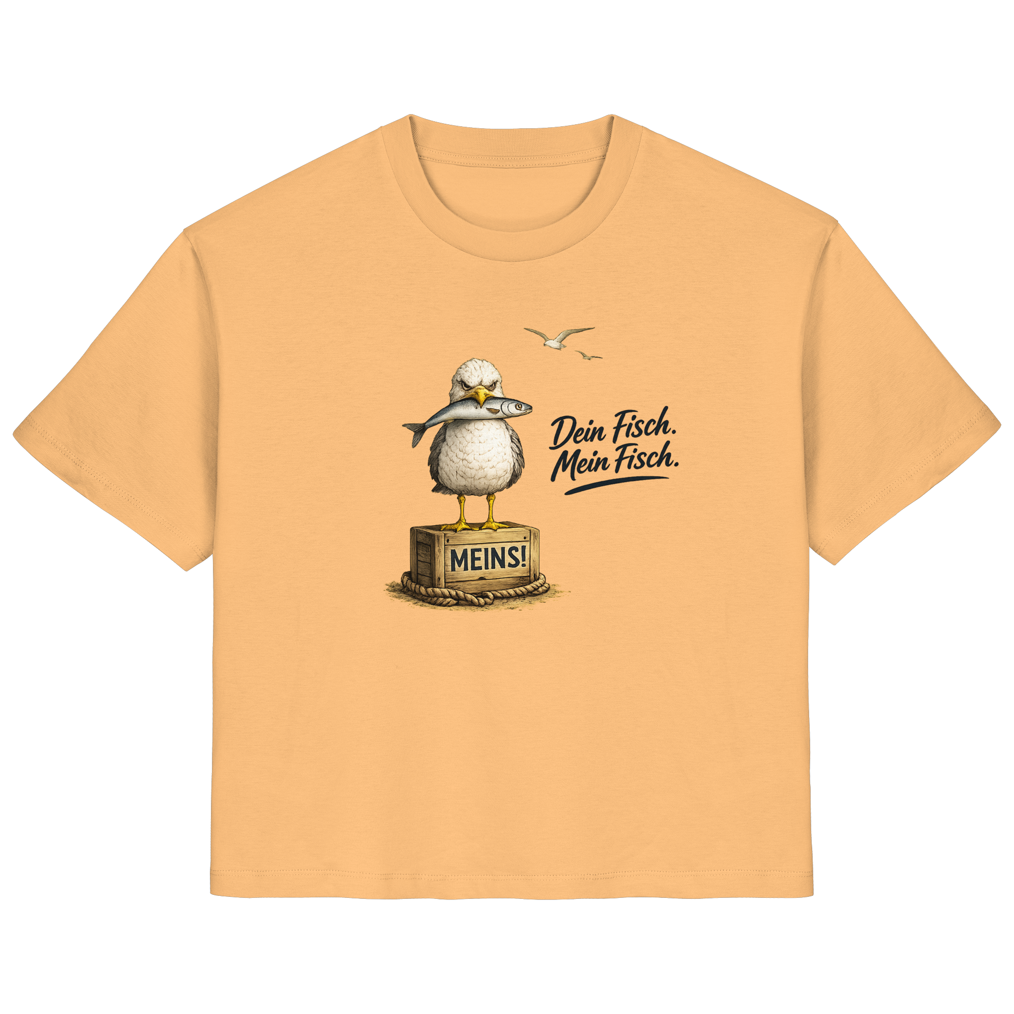 Alpha - Möwe mit Meinung – Dein Fisch. Mein Fisch. | - Ladies Organic Shirt