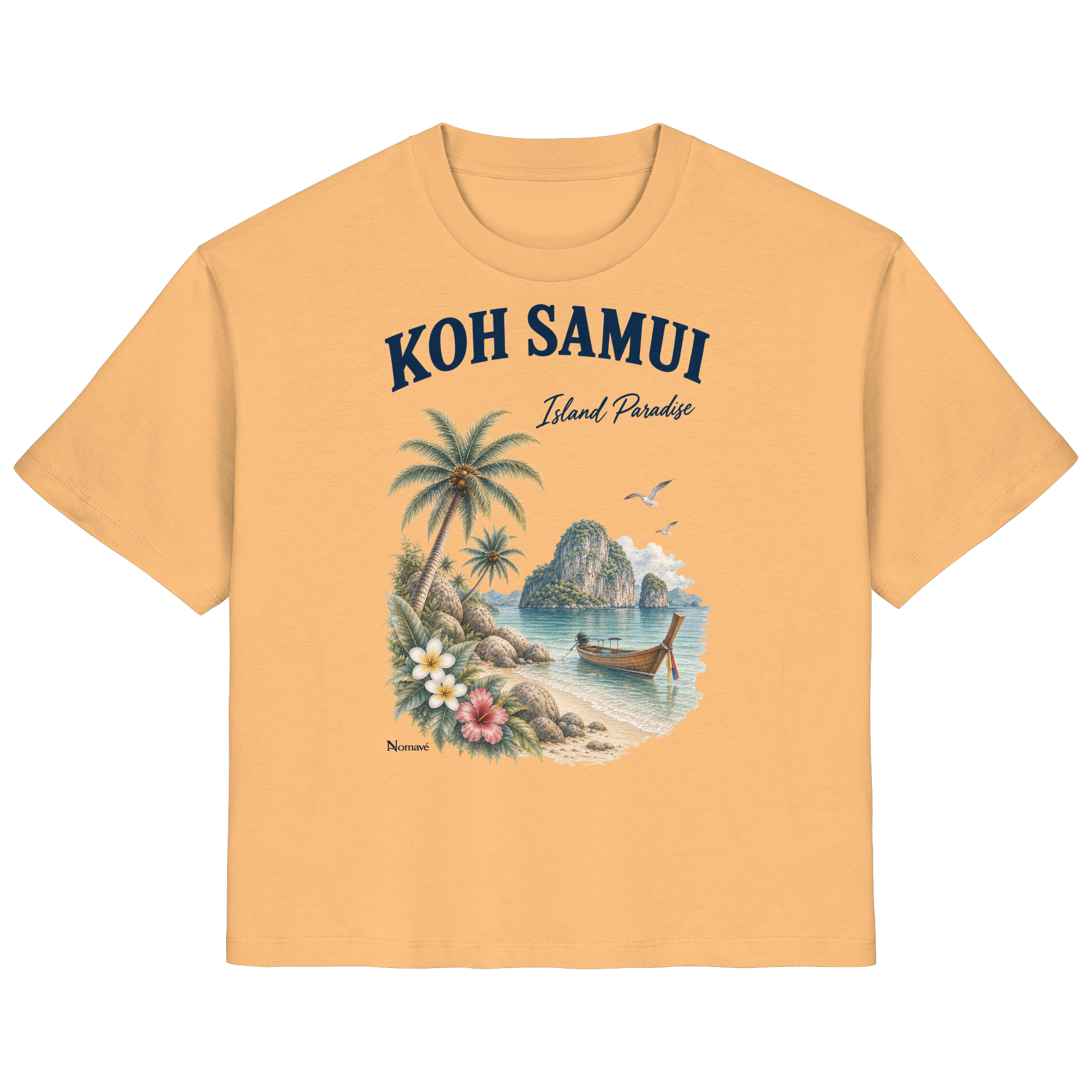 Koh Samui Thailand – Island Paradise – Tropical Vintage - Ladies Organic Shirt