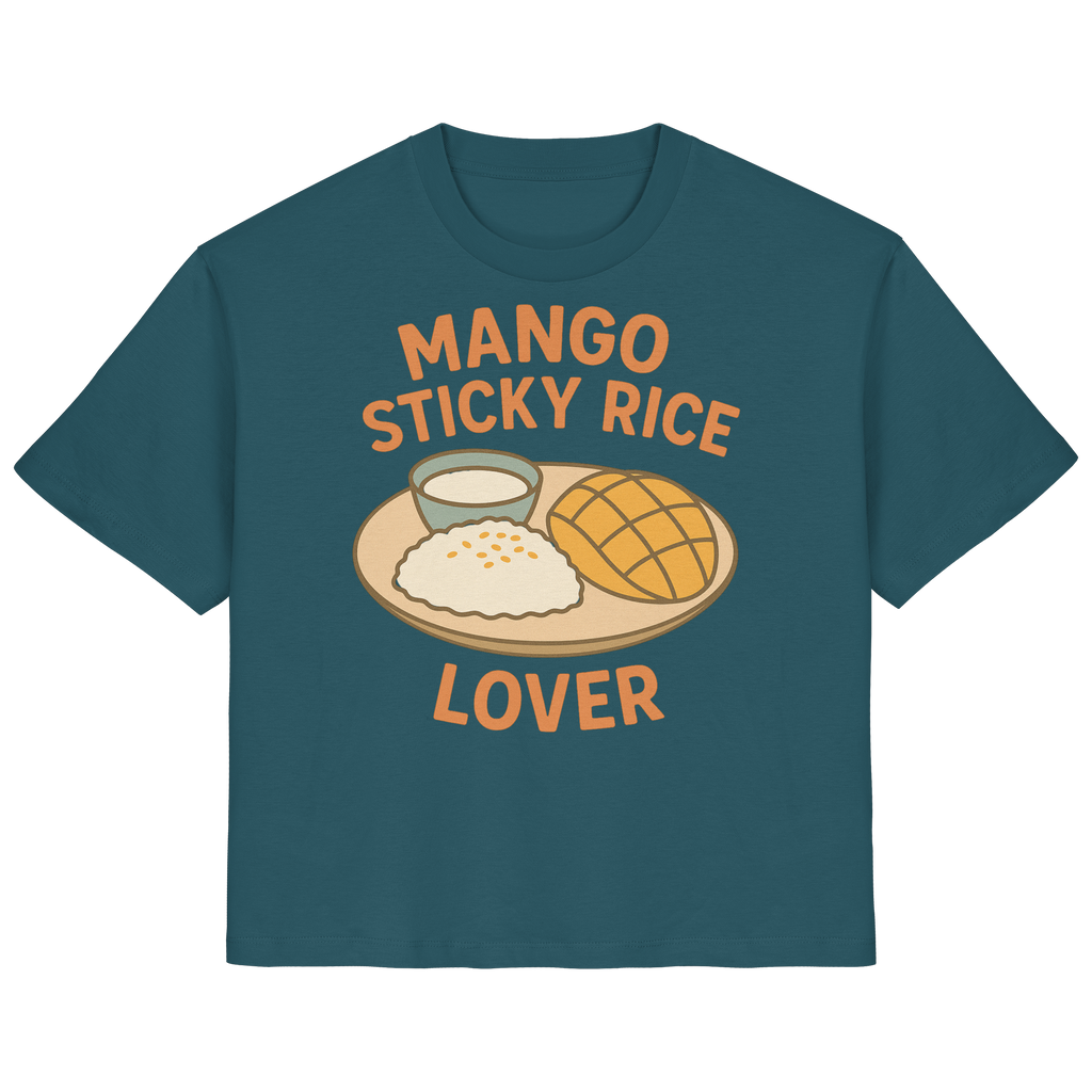 Mango Sticky Rice Lover – Thai Dessert Shirt | Thailand Food Design - Ladies Organic Shirt