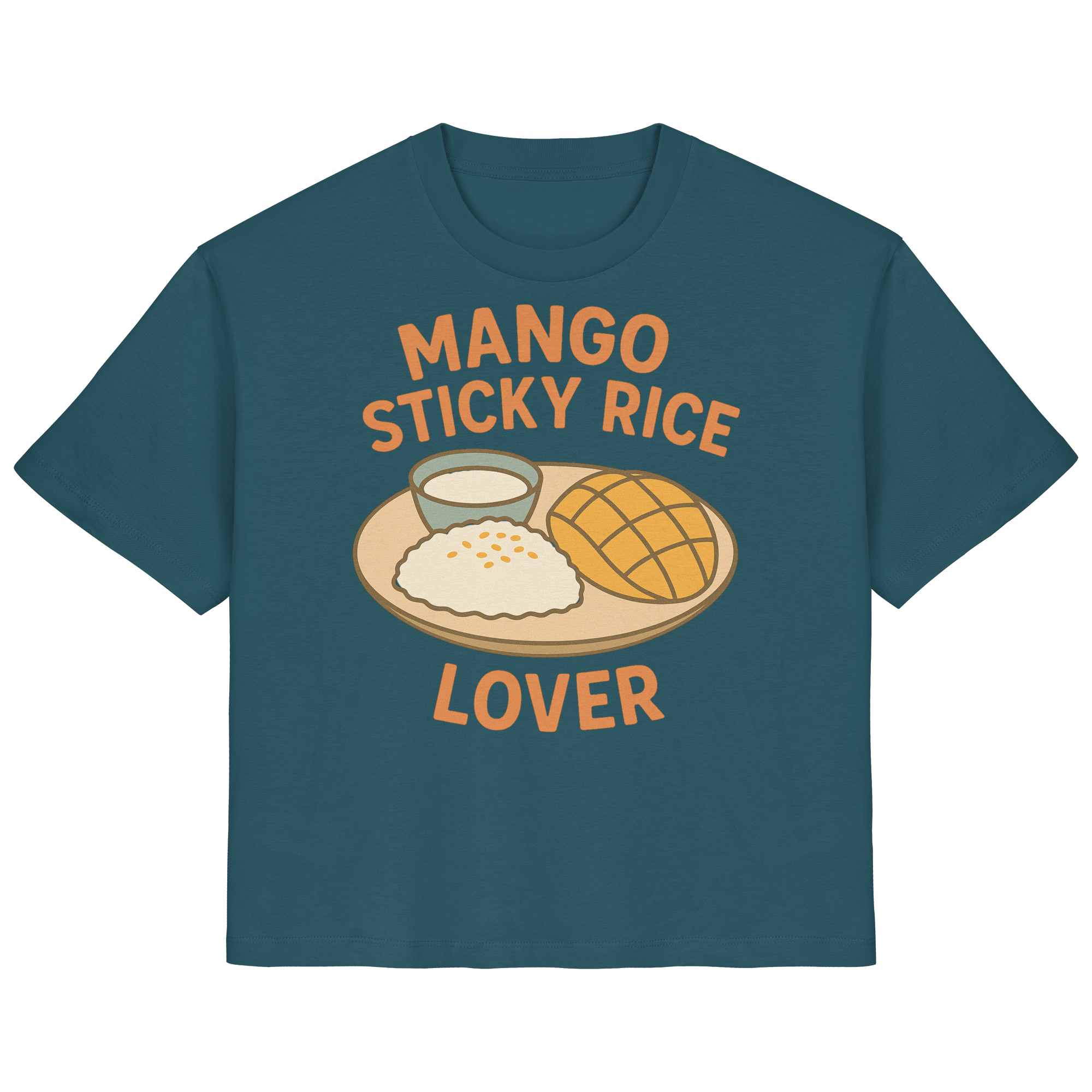 Mango Sticky Rice Lover – Thai Dessert Shirt | Thailand Food Design - Ladies Organic Shirt