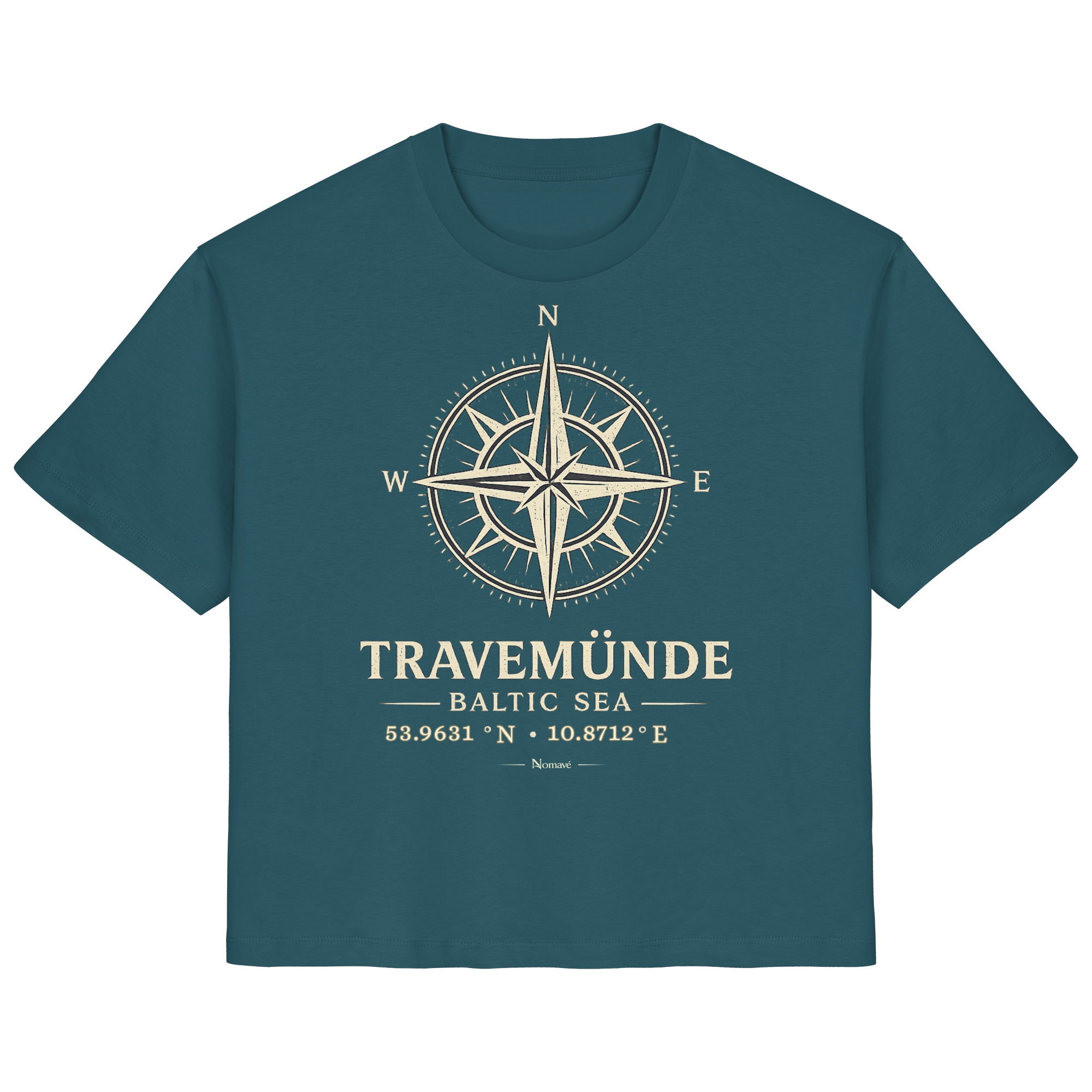 Travemünde Windrose - Dark Edition - Damen Shirt
