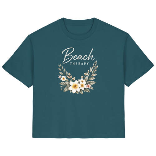 Beach Therapy – Floral Collection | Helle Schrift  - Ladies Organic Shirt