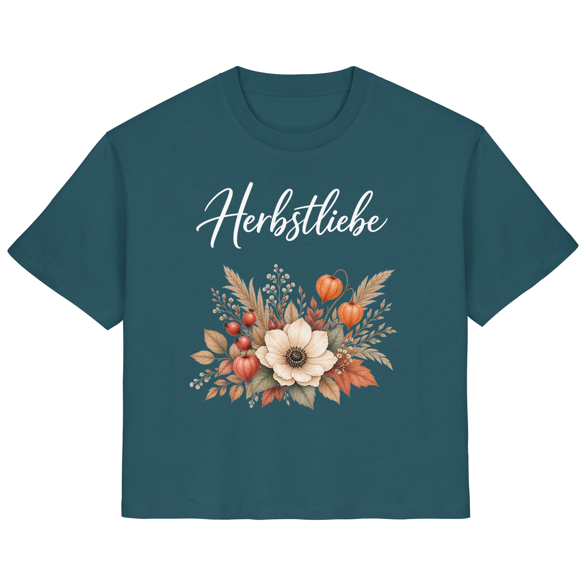 Herbstliebe – Golden Harvest - Dark Edition - - Ladies Organic Shirt