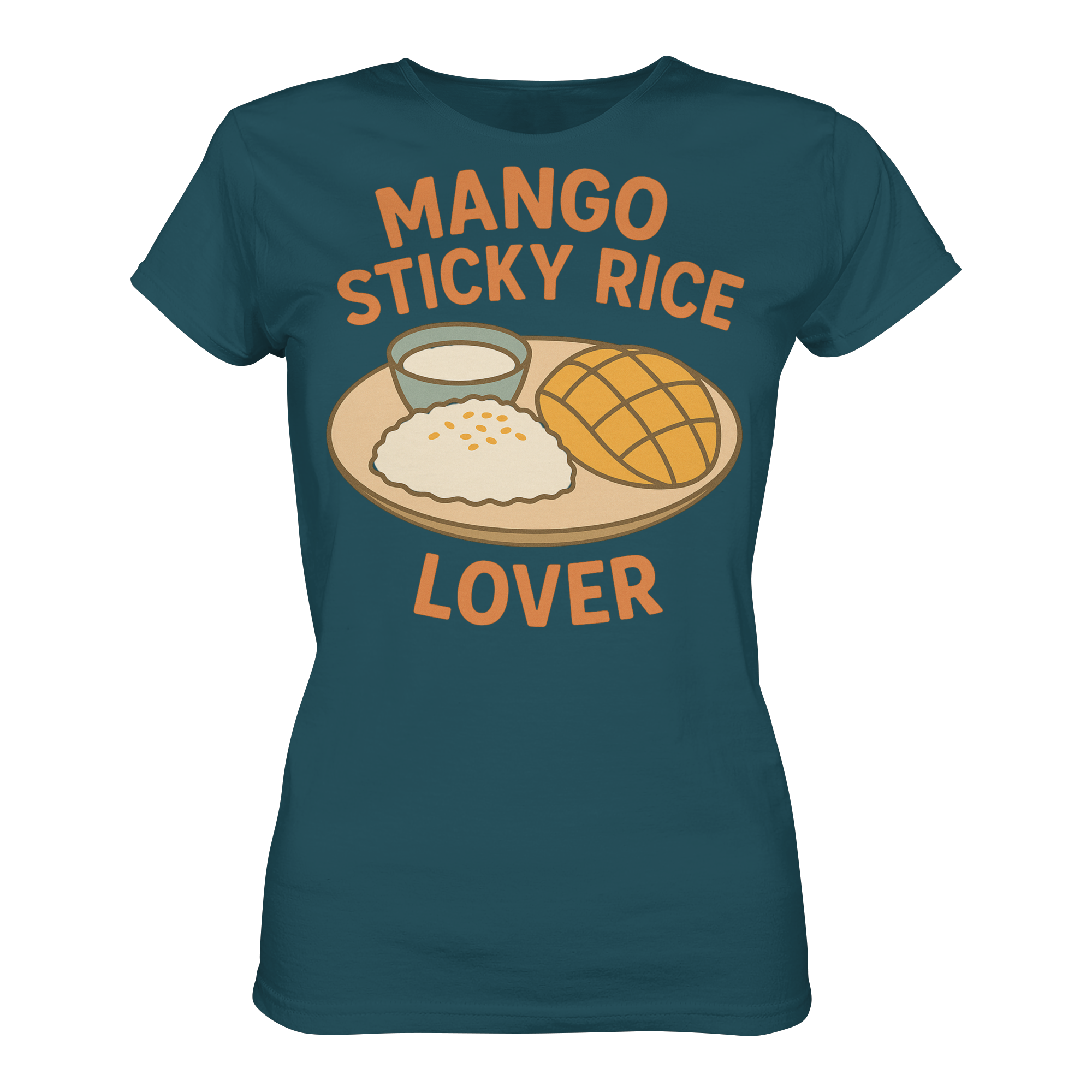 Mango Sticky Rice Lover – Thai Dessert Shirt | Thailand Food Design - Ladies Organic Shirt