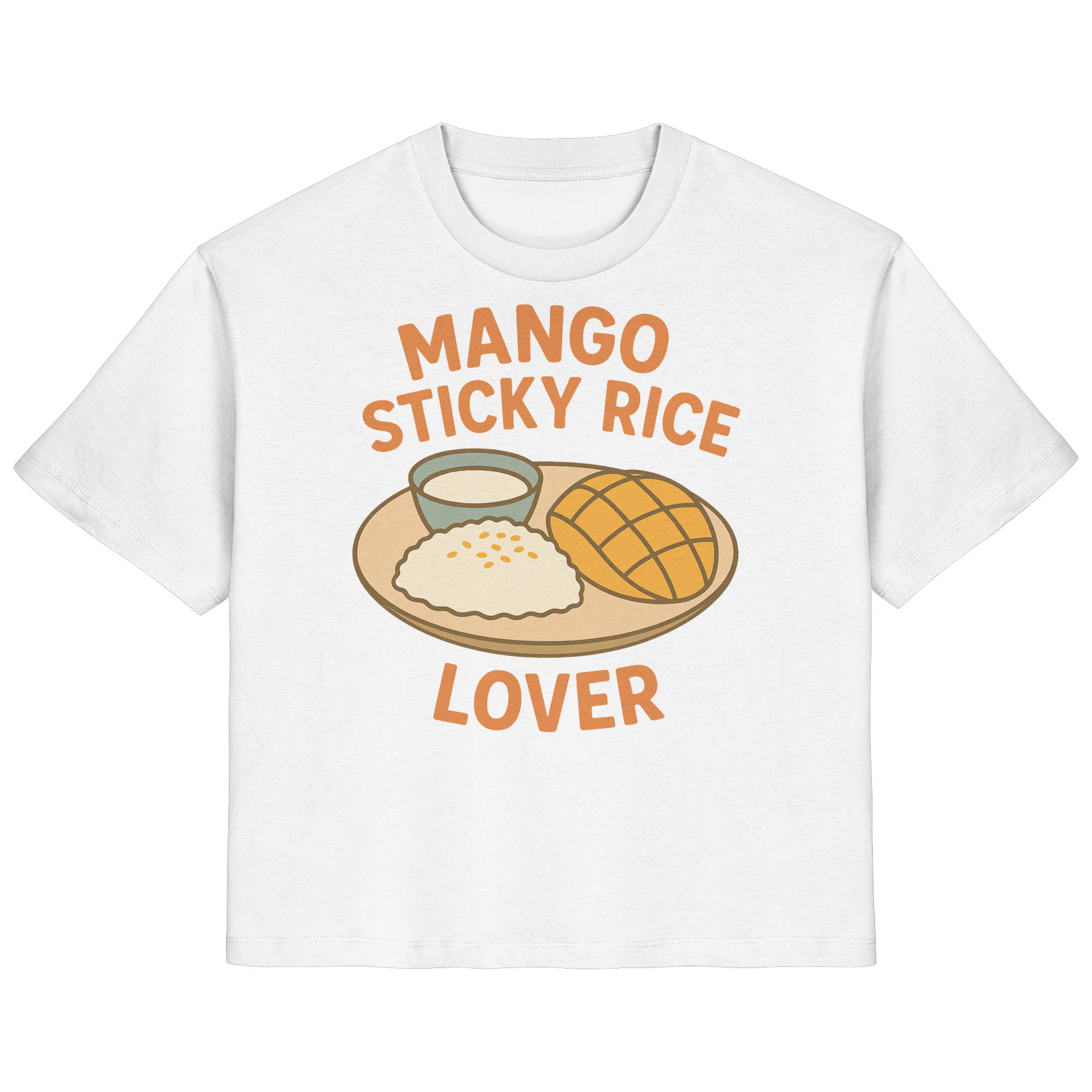 Mango Sticky Rice Lover – Thai Dessert Shirt | Thailand Food Design - Ladies Organic Shirt