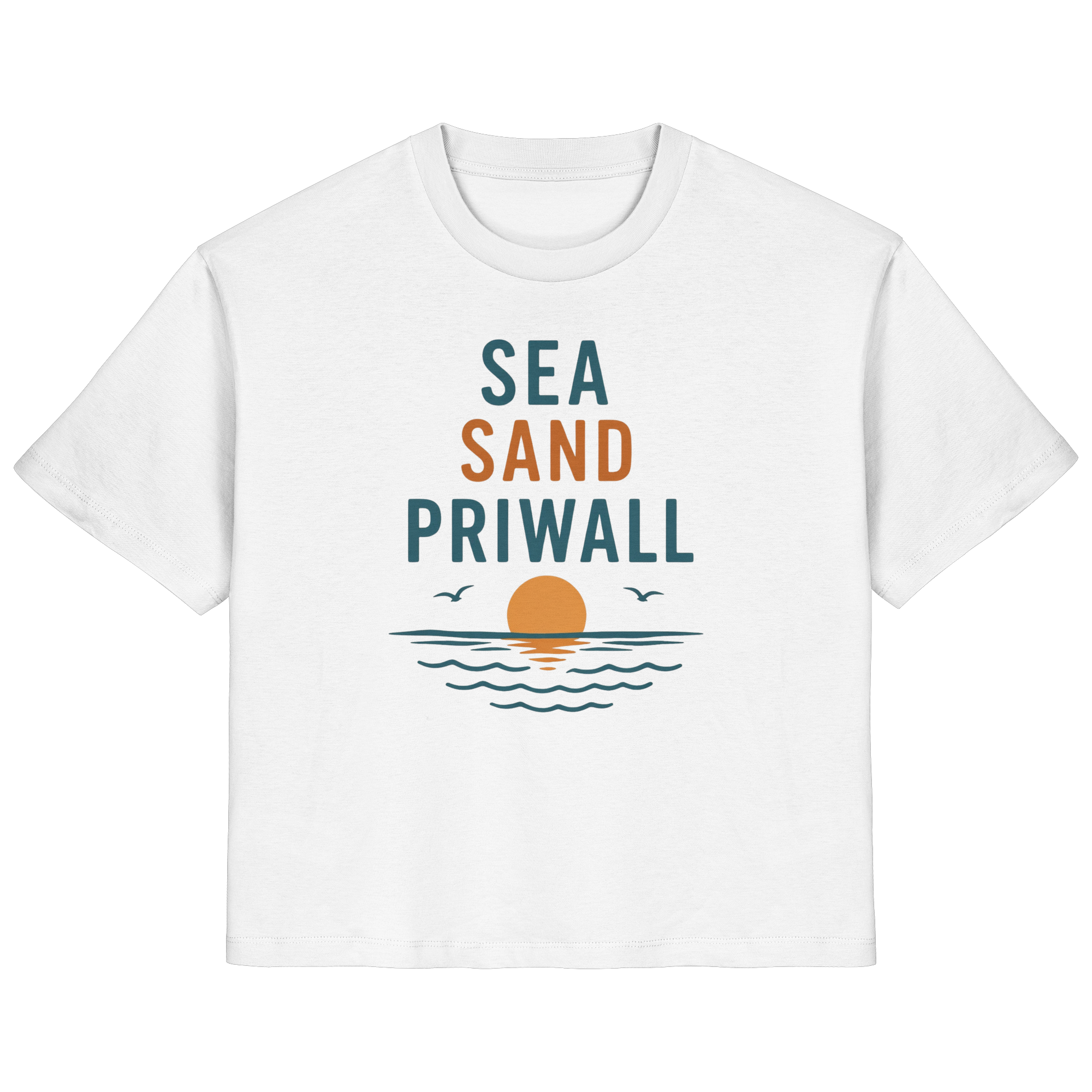 Priwall Vibes – Sea Sand Baltic Coast - Ladies Organic Shirt