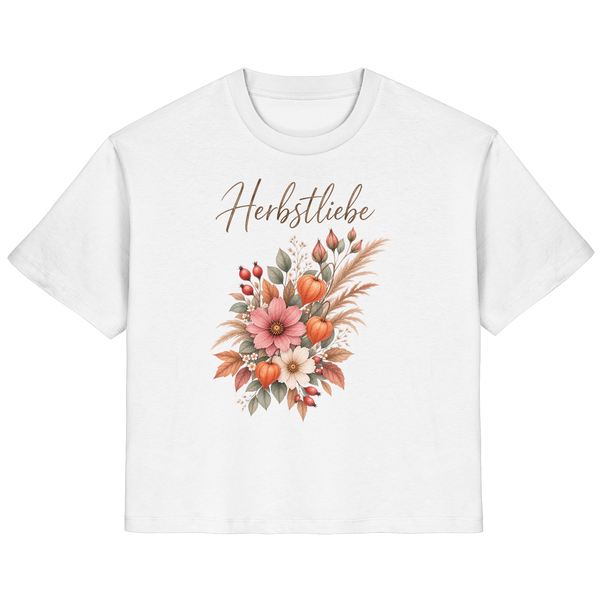Autumn Garden – Florale Herbstliebe - Ladies Organic Shirt