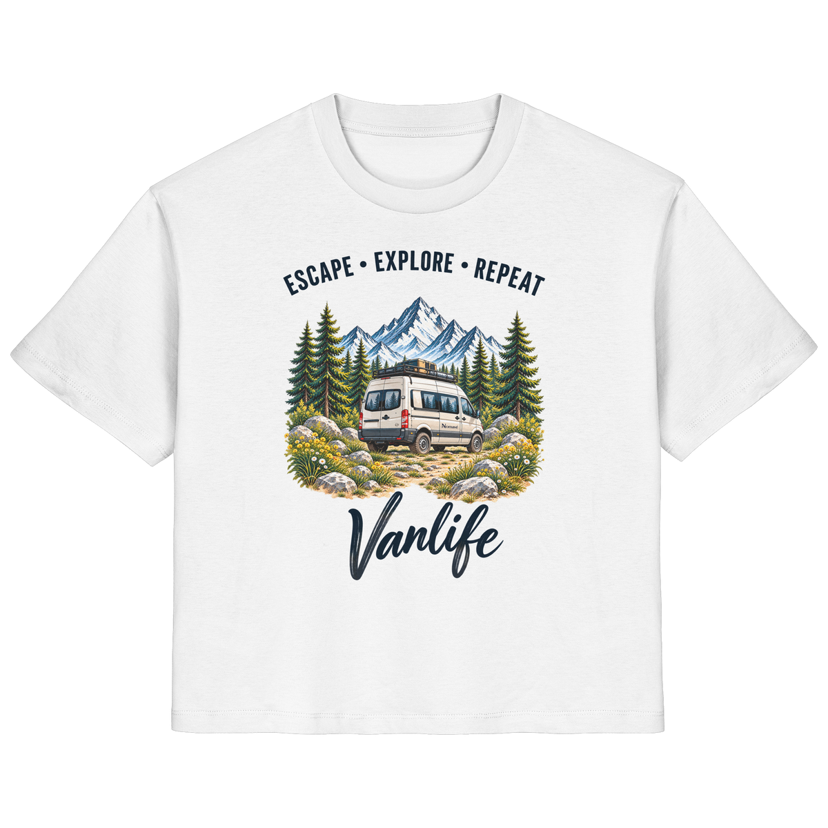 Escape • Explore • Repeat – Vanlife - Damen Bio T-Shirt
