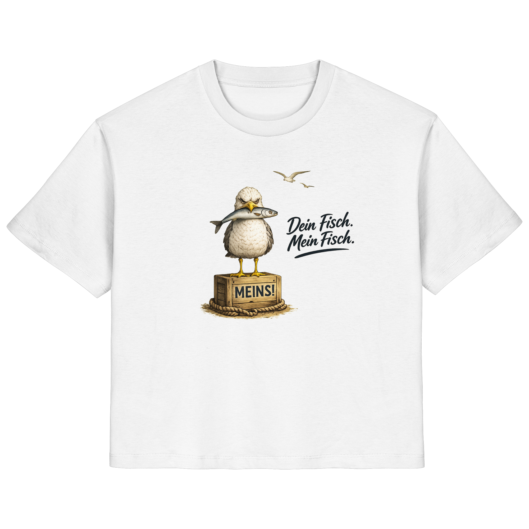 Alpha - Möwe mit Meinung – Dein Fisch. Mein Fisch. | - Ladies Organic Shirt
