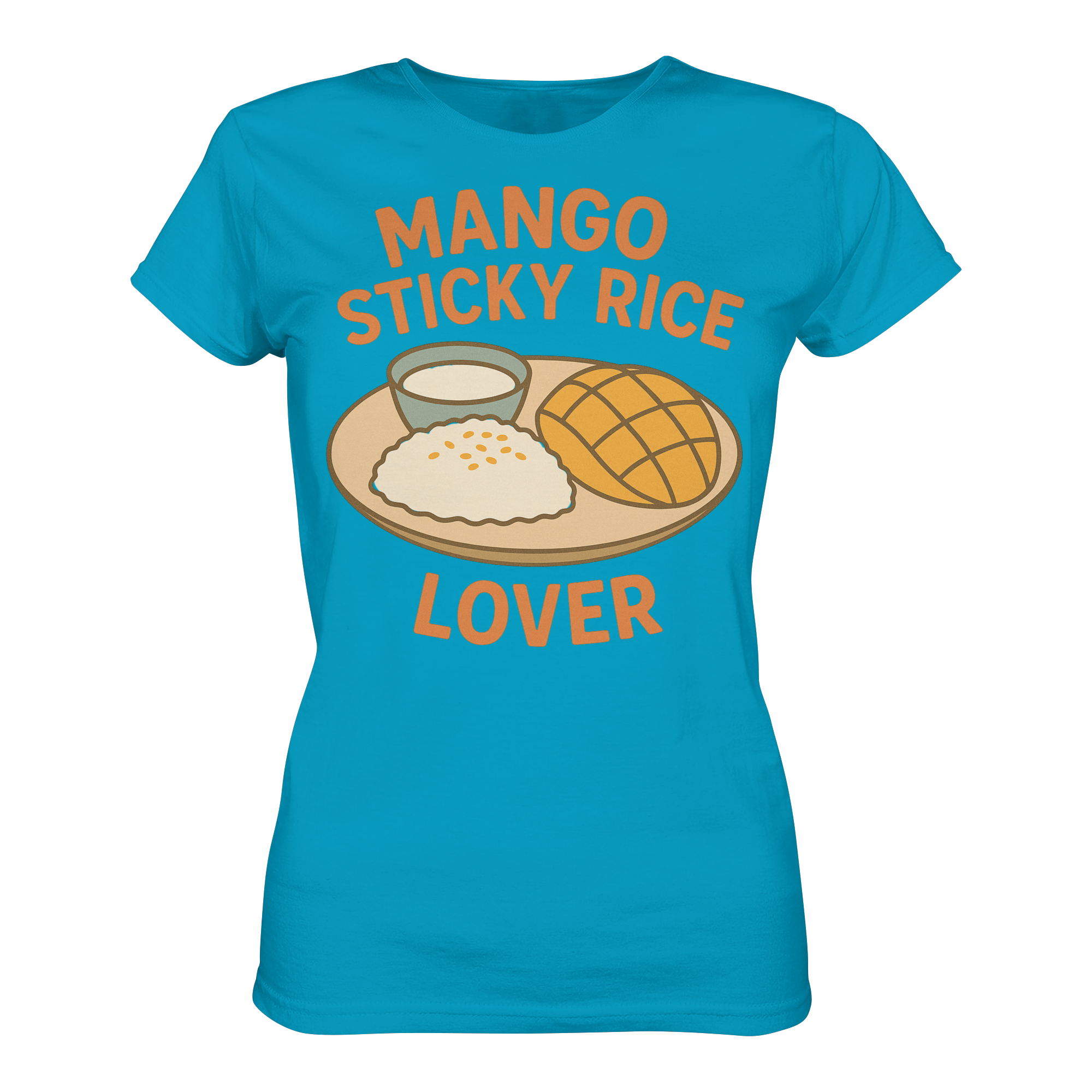 Mango Sticky Rice Lover – Thai Dessert Shirt | Thailand Food Design - Ladies Premium Shirt