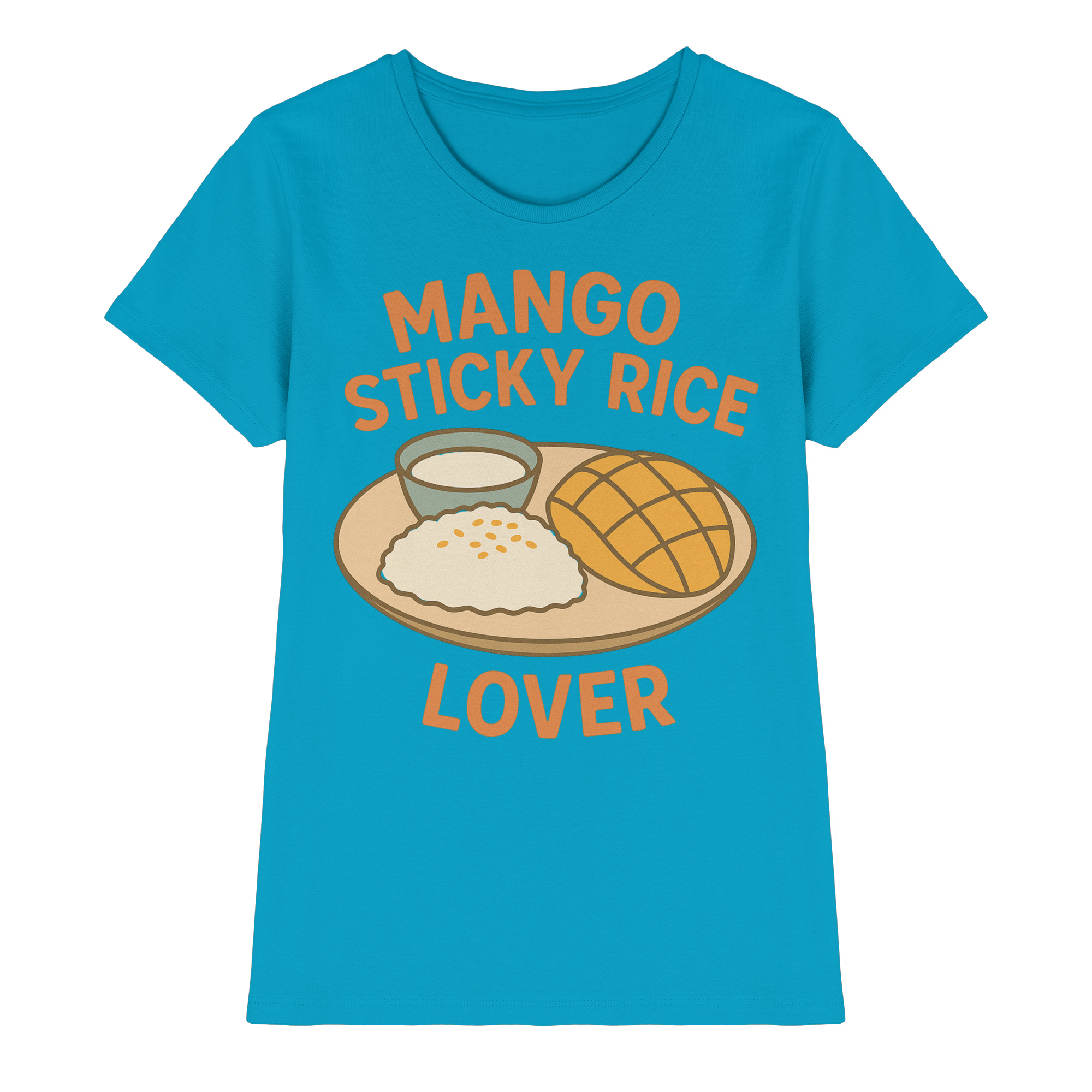 Mango Sticky Rice Lover – Thai Dessert Shirt | Thailand Food Design - Ladies Premium Shirt