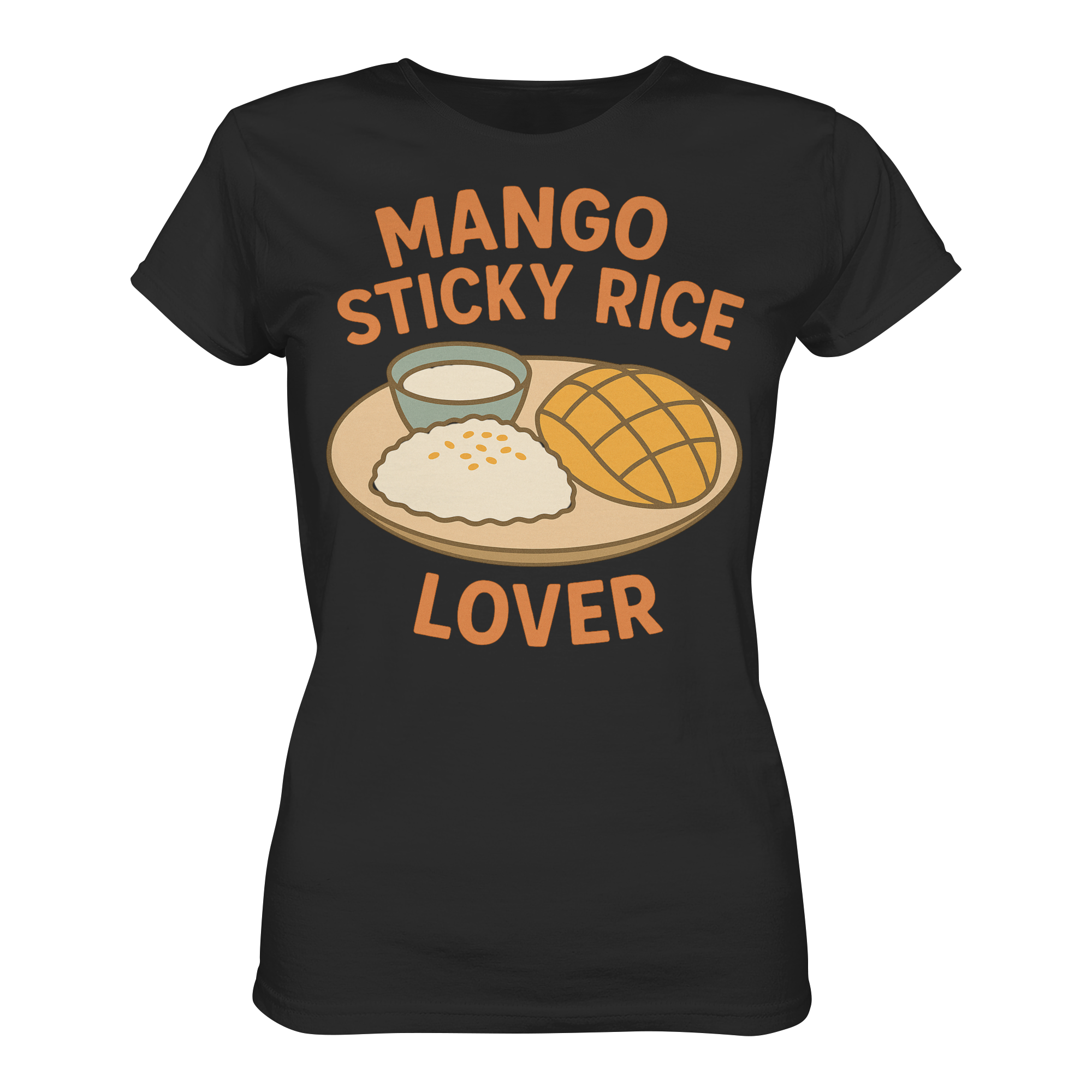 Mango Sticky Rice Lover – Thai Dessert Shirt | Thailand Food Design - Ladies Premium Shirt