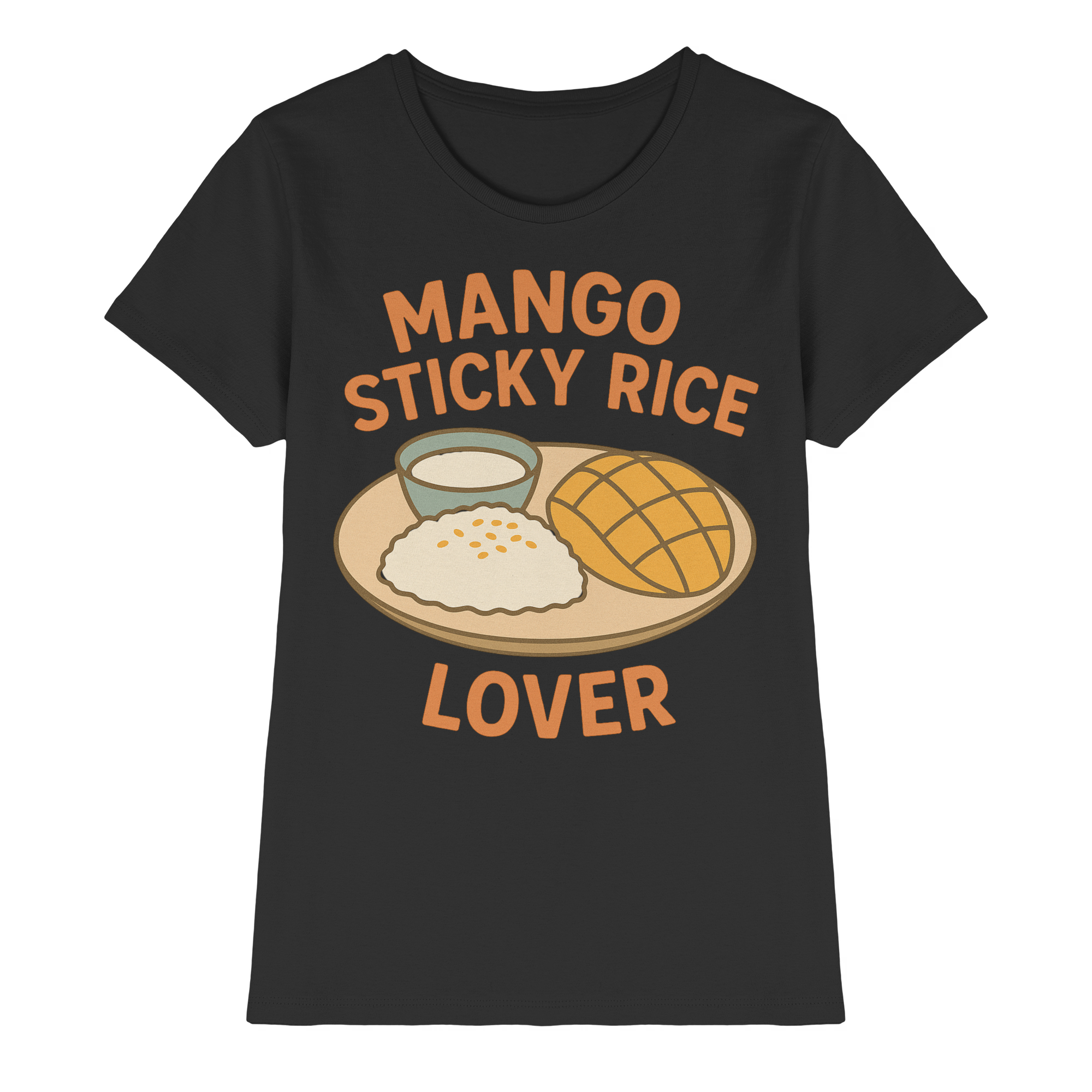 Mango Sticky Rice Lover – Thai Dessert Shirt | Thailand Food Design - Ladies Premium Shirt