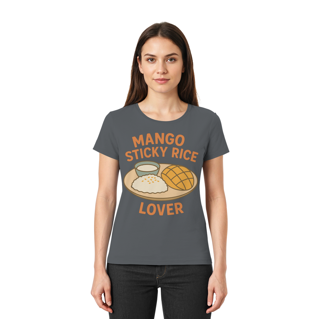 Mango Sticky Rice Lover – Thai Dessert Shirt | Thailand Food Design - Ladies Premium Shirt
