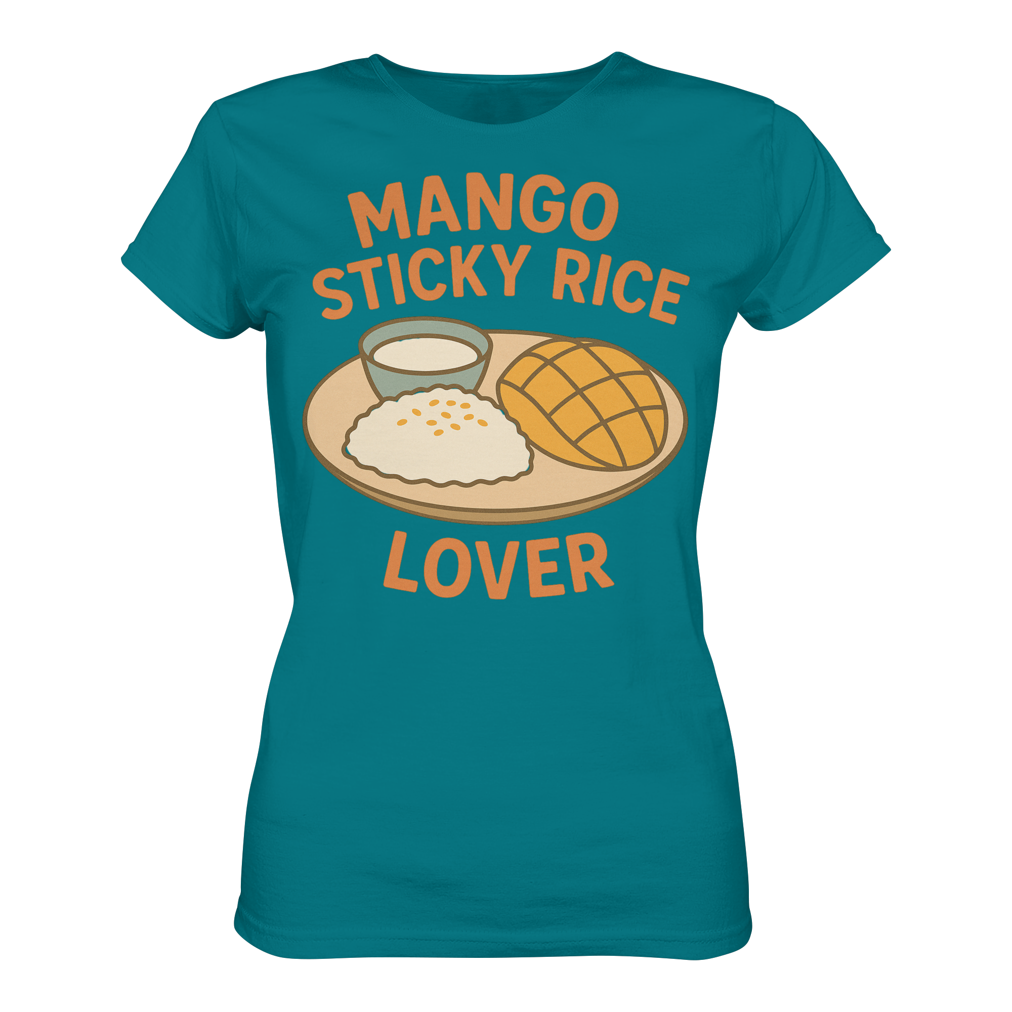 Mango Sticky Rice Lover – Thai Dessert Shirt | Thailand Food Design - Ladies Premium Shirt