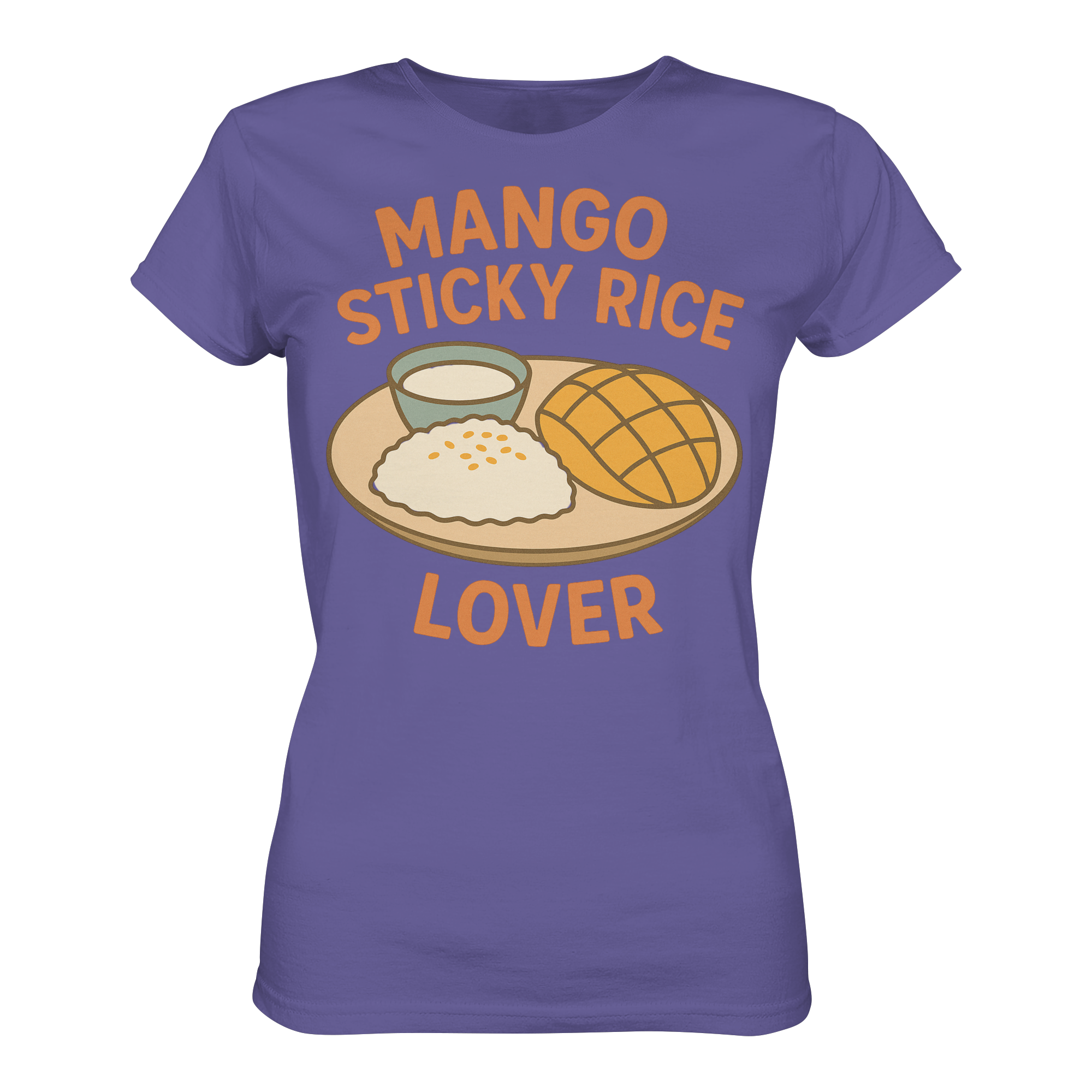 Mango Sticky Rice Lover – Thai Dessert Shirt | Thailand Food Design - Ladies Premium Shirt