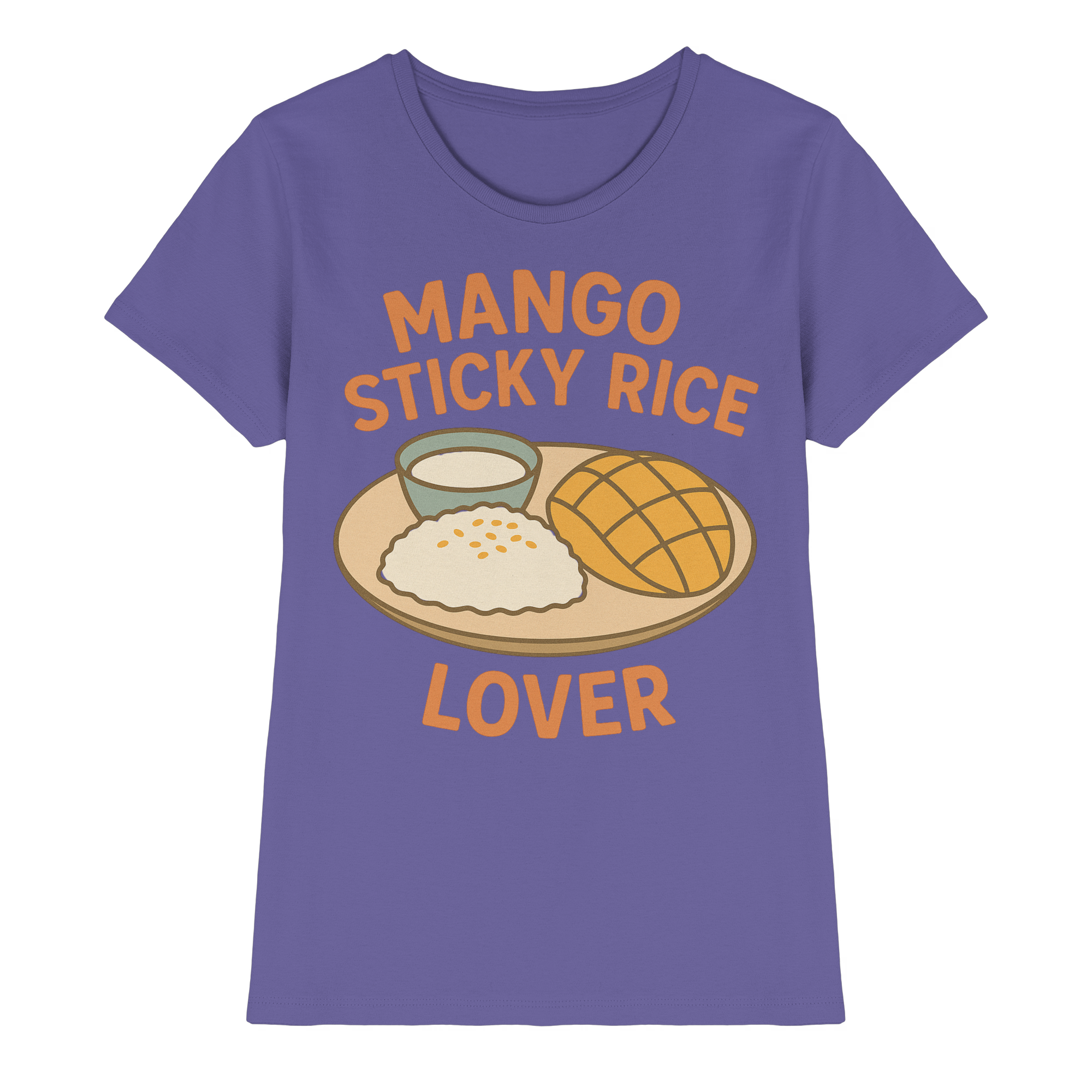 Mango Sticky Rice Lover – Thai Dessert Shirt | Thailand Food Design - Ladies Premium Shirt